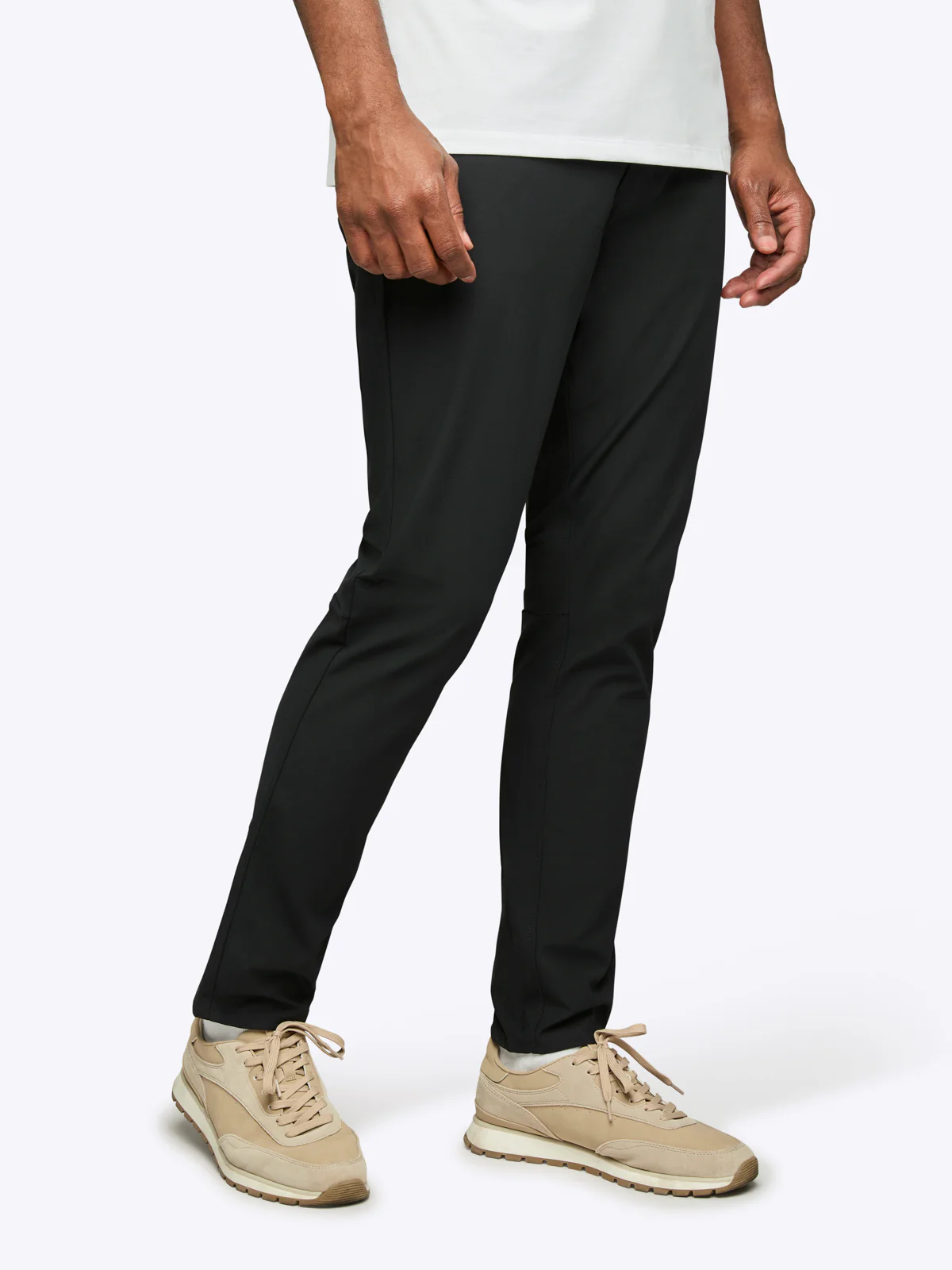 AO 5-Pocket Pant | Black Slim-Fit Versaknit® - Image 6
