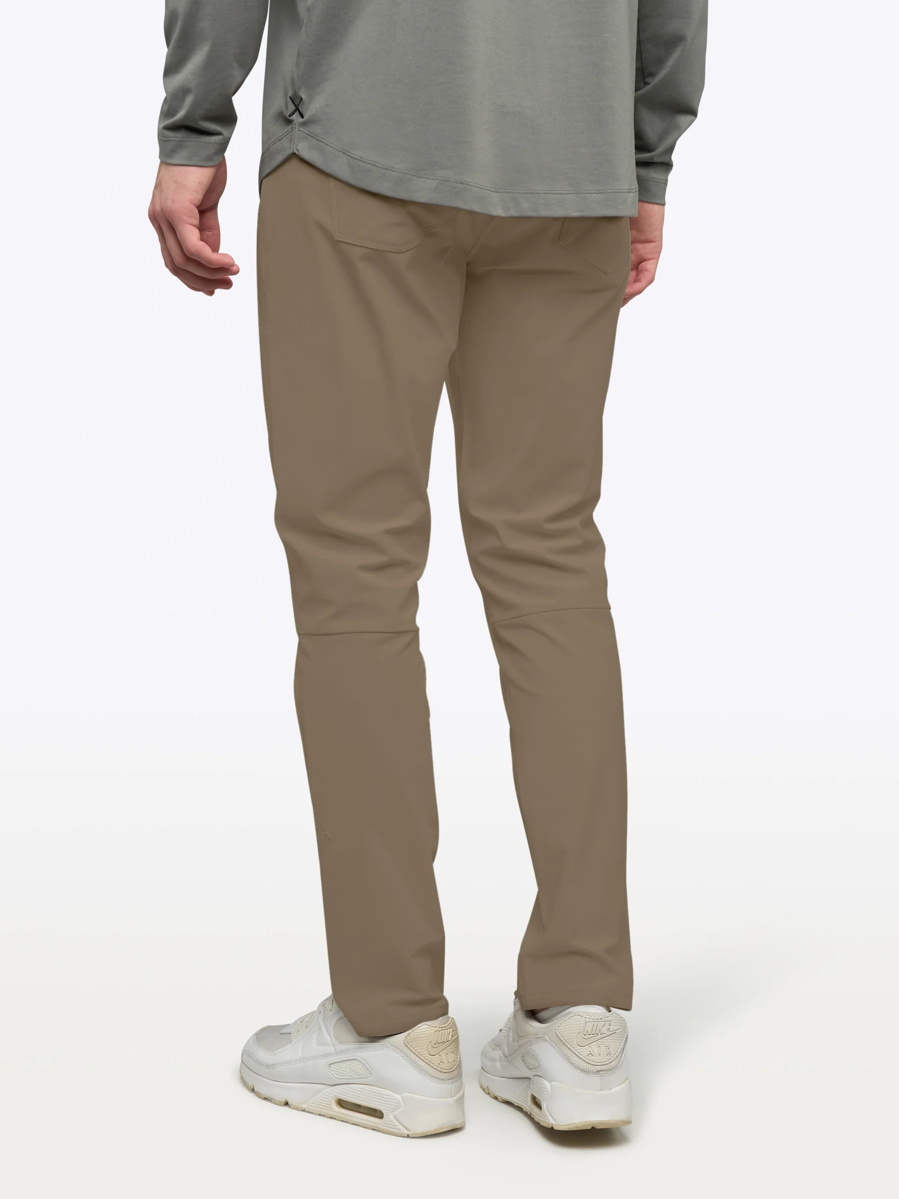 AO 5 Pocket Pant | Sepia Tint Slim-fit Versaknit® - Image 2