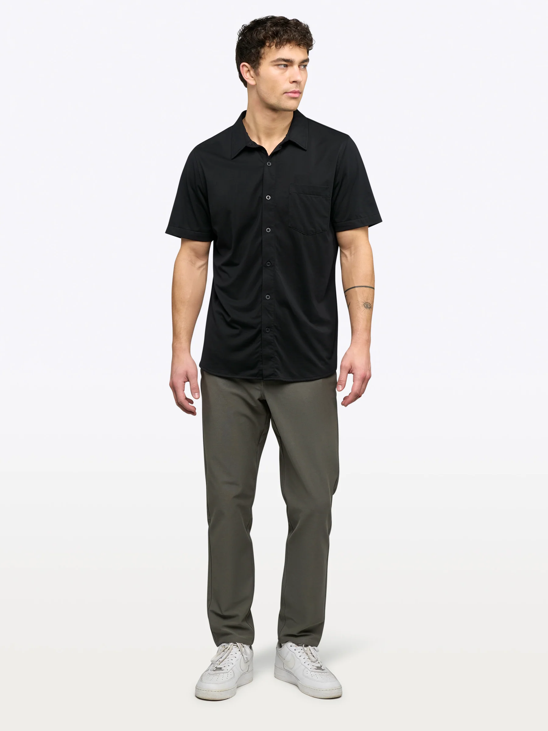AO Button Up | Black Signature-Fit PYCA Pro® - Image 4