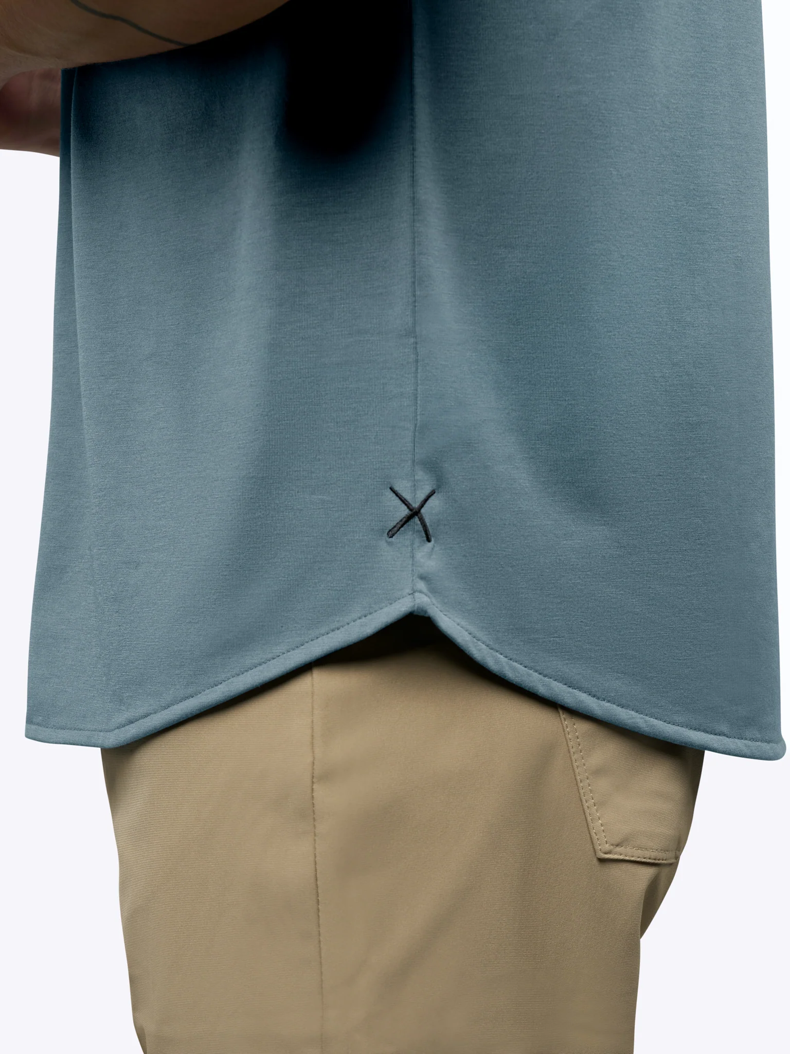 AO Button Up | Naples Blue Signature-Fit PYCA Pro® - Image 6