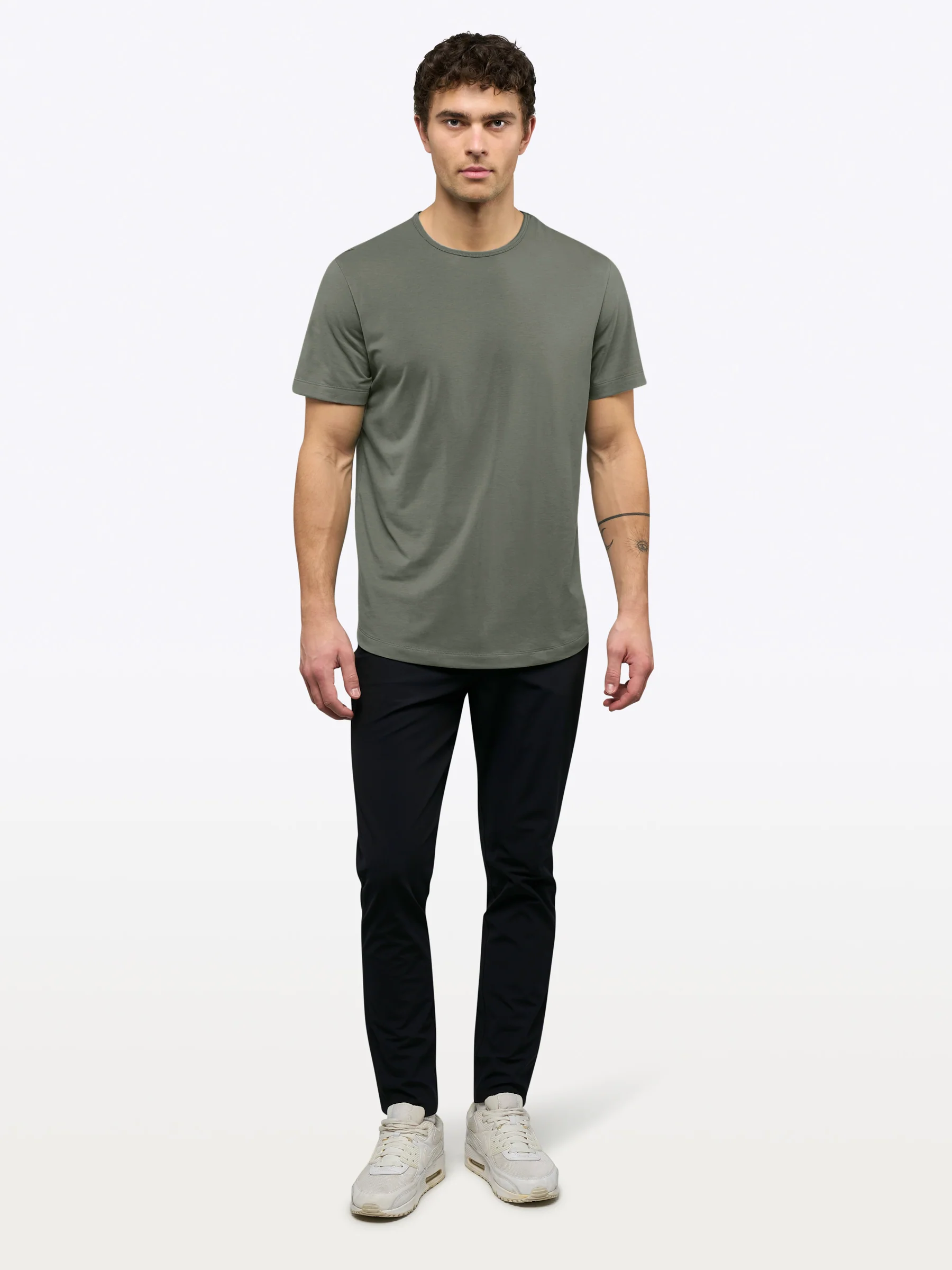 AO Curve-Hem Tee | Gunmetal Signature-Fit PYCA Pro® - Image 4