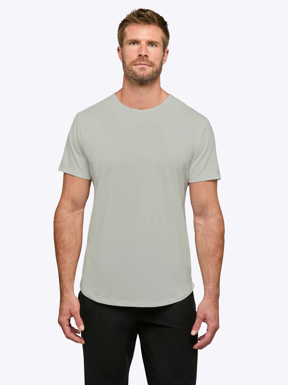 AO Curve-Hem Tee | Morning Dove Signature-Fit PYCA Pro® - Image 2