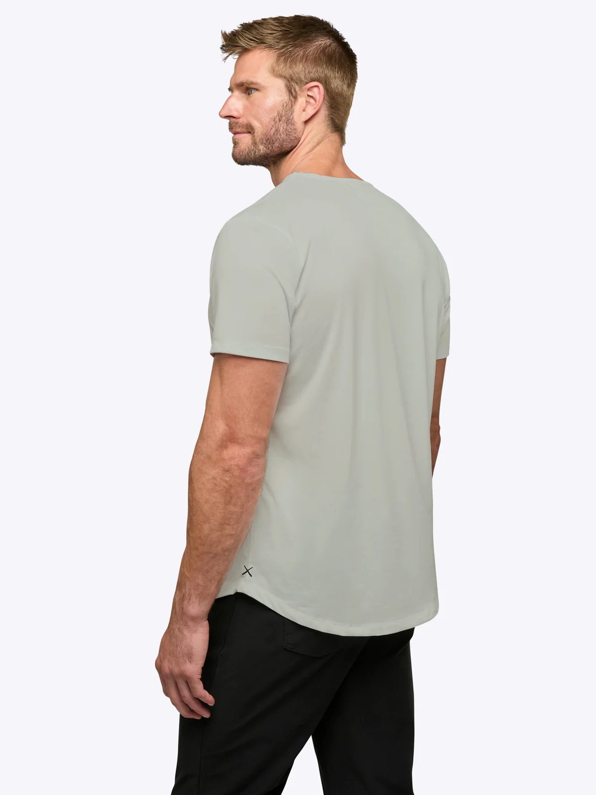 AO Curve-Hem Tee | Morning Dove Signature-Fit PYCA Pro® - Image 3