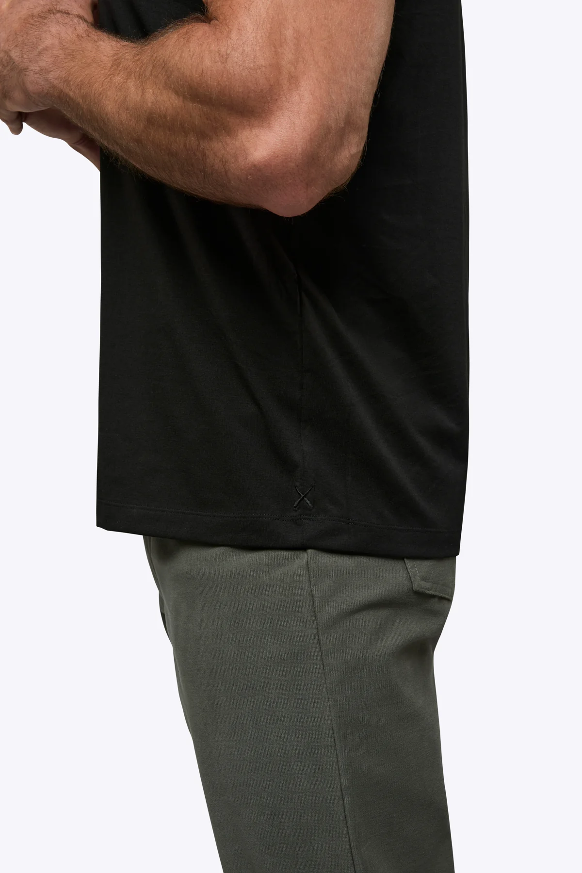 AO Forever Tee | Black Classic-Fit PYCA Pro® - Image 5