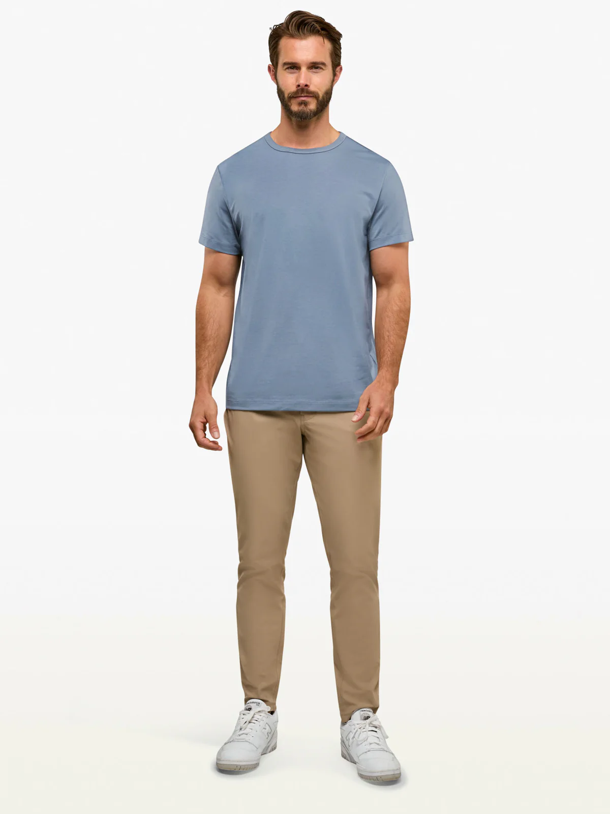 AO Forever Tee | Cadet Blue Classic-Fit PYCA Pro® - Image 4