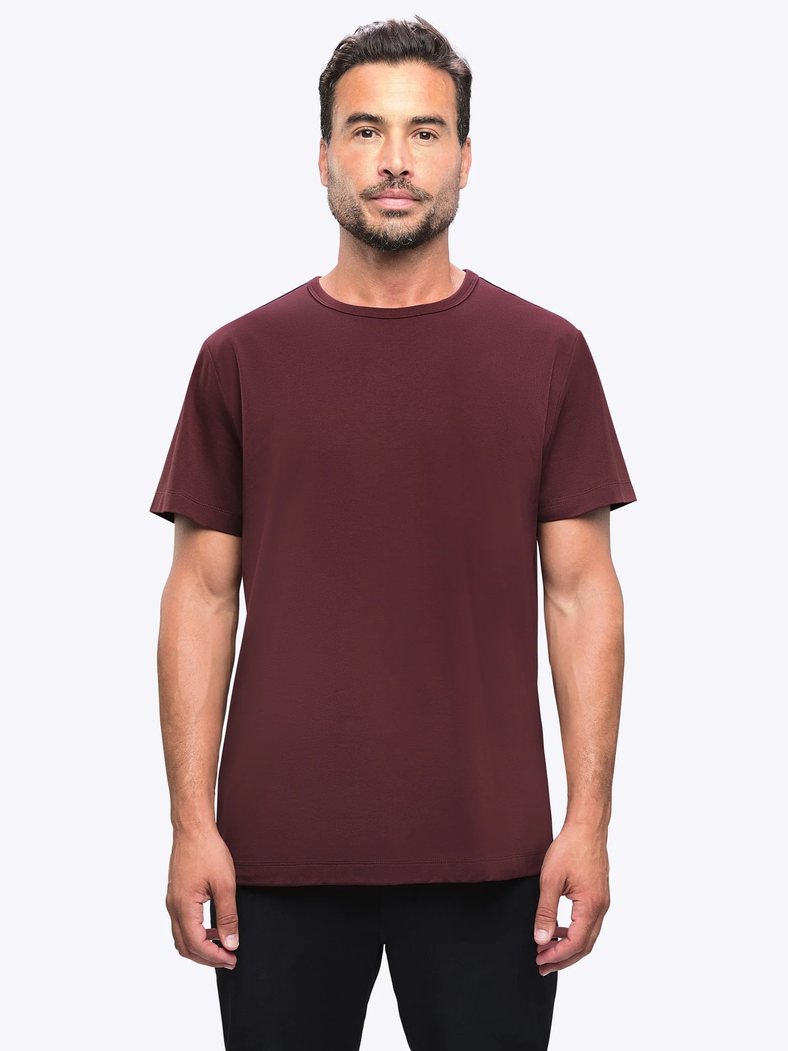AO Forever Tee | Deep Cranberry Classic-Fit PYCA Pro® - Image 2