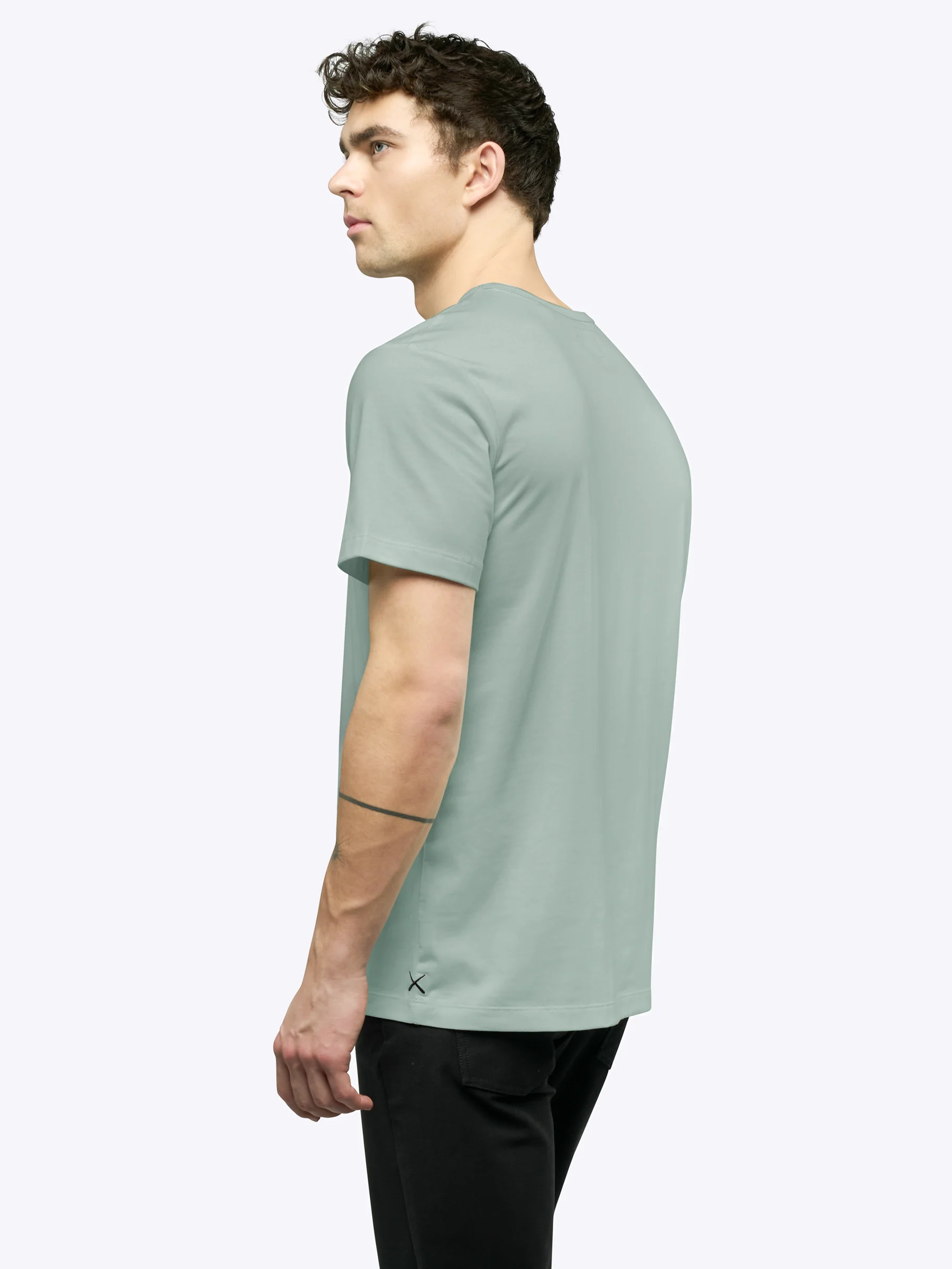 AO Forever Tee | Slate Grey Classic-Fit PYCA Pro® - Image 3