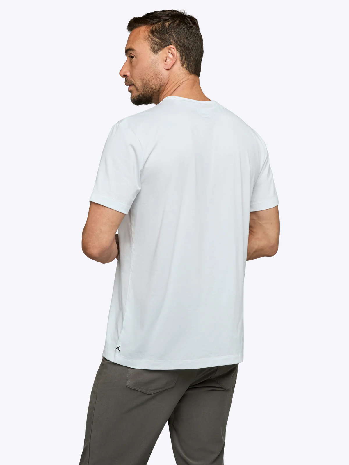 AO Forever Tee | White Classic-Fit PYCA Pro® - Image 4