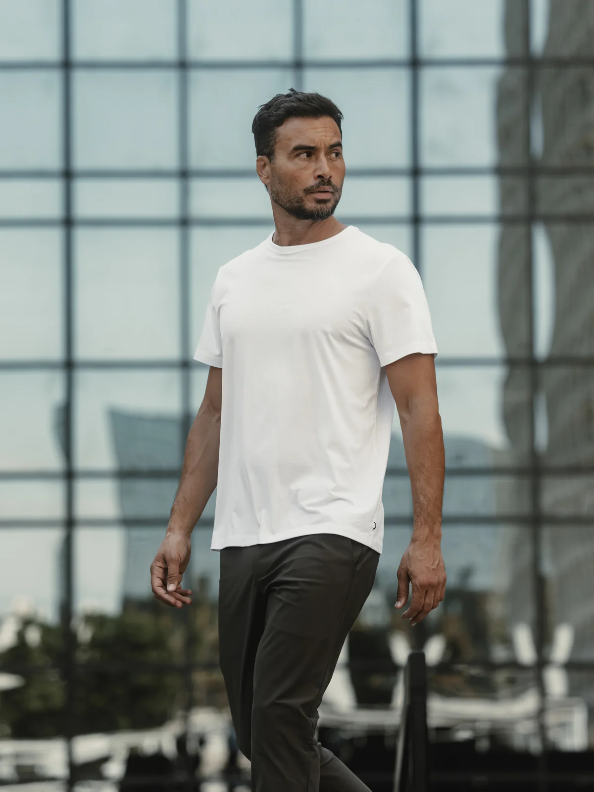 AO Forever Tee | White Classic-Fit PYCA Pro® - Image 5