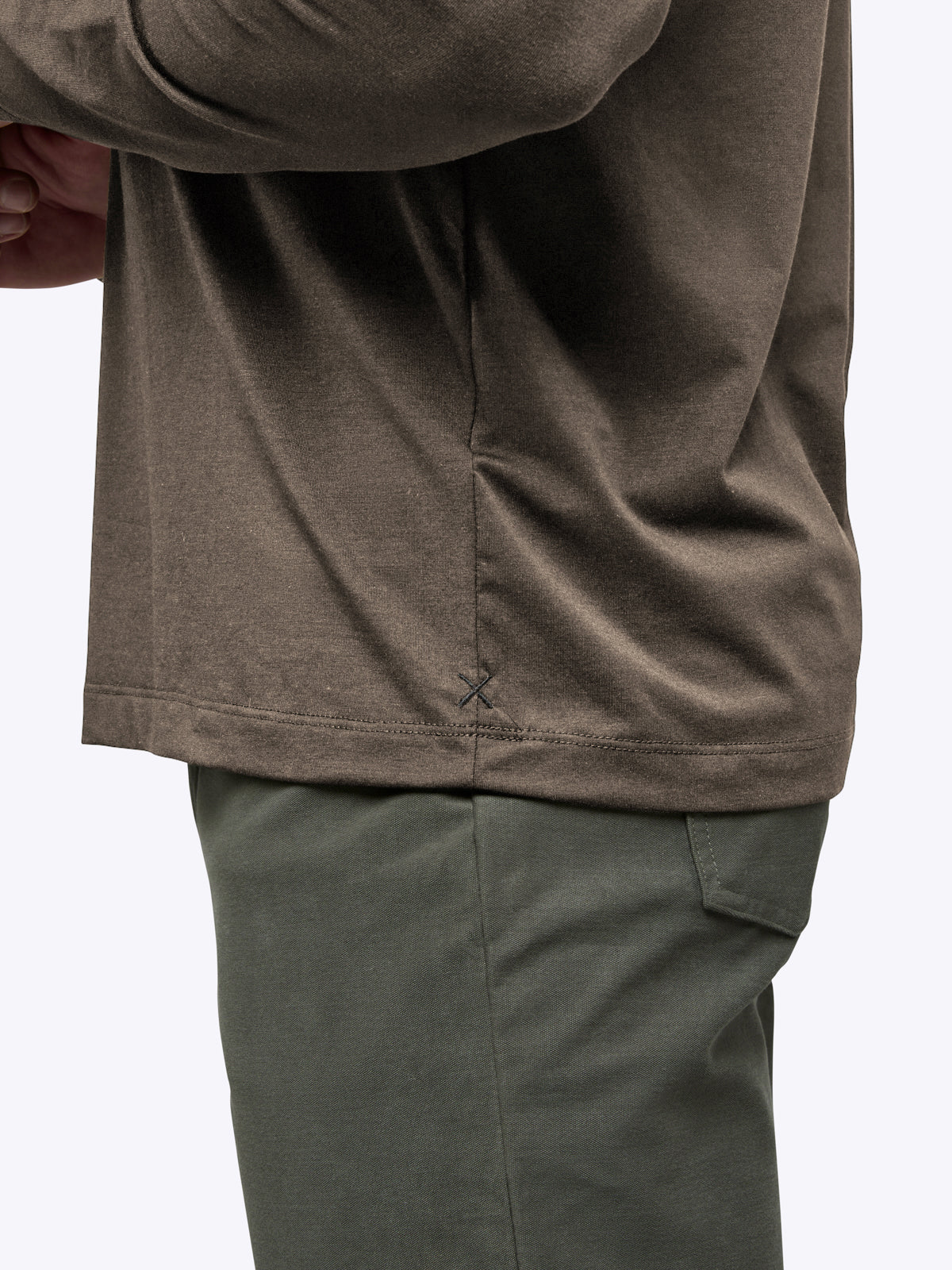 AO Forever Long Sleeve Tee | Morel Classic-Fit PYCA Pro® - Image 6