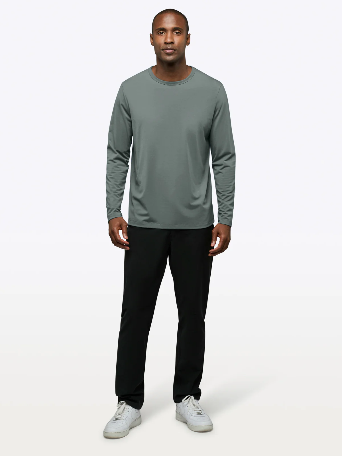 AO Forever Long Sleeve Tee | Sage Classic-Fit PYCA Pro® - Image 4