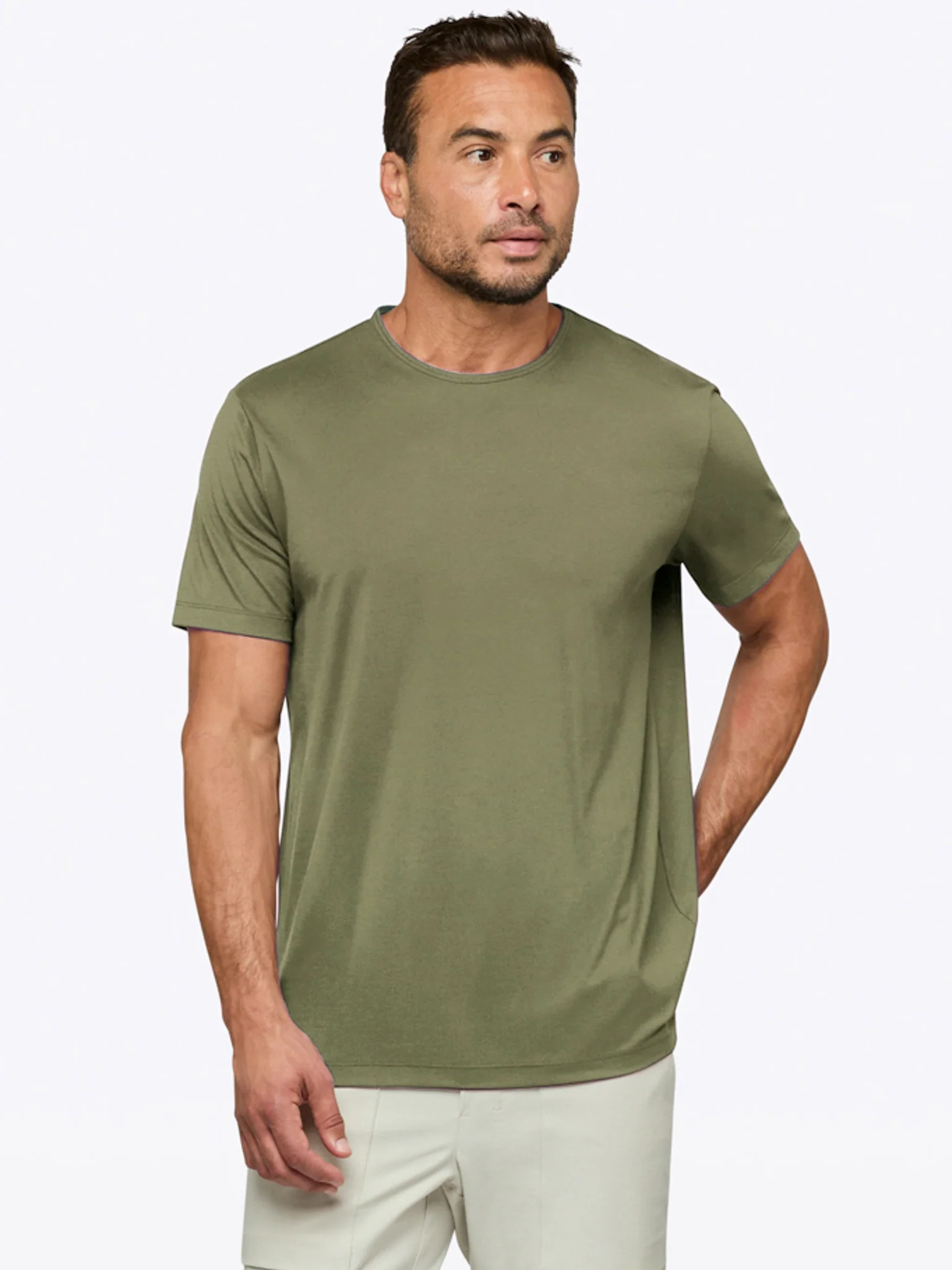 AO Split-Hem Tee | Capers Signature-Fit PYCA Pro® - Image 2