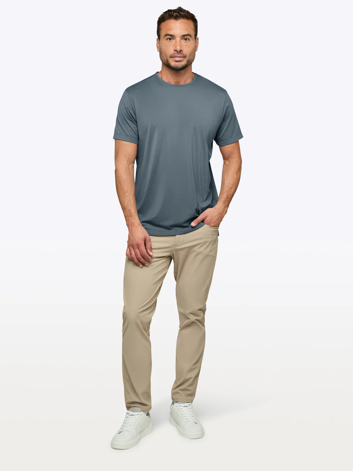 AO Split-Hem Tee | Ocean Storm Signature-fit PYCA Pro® - Image 4