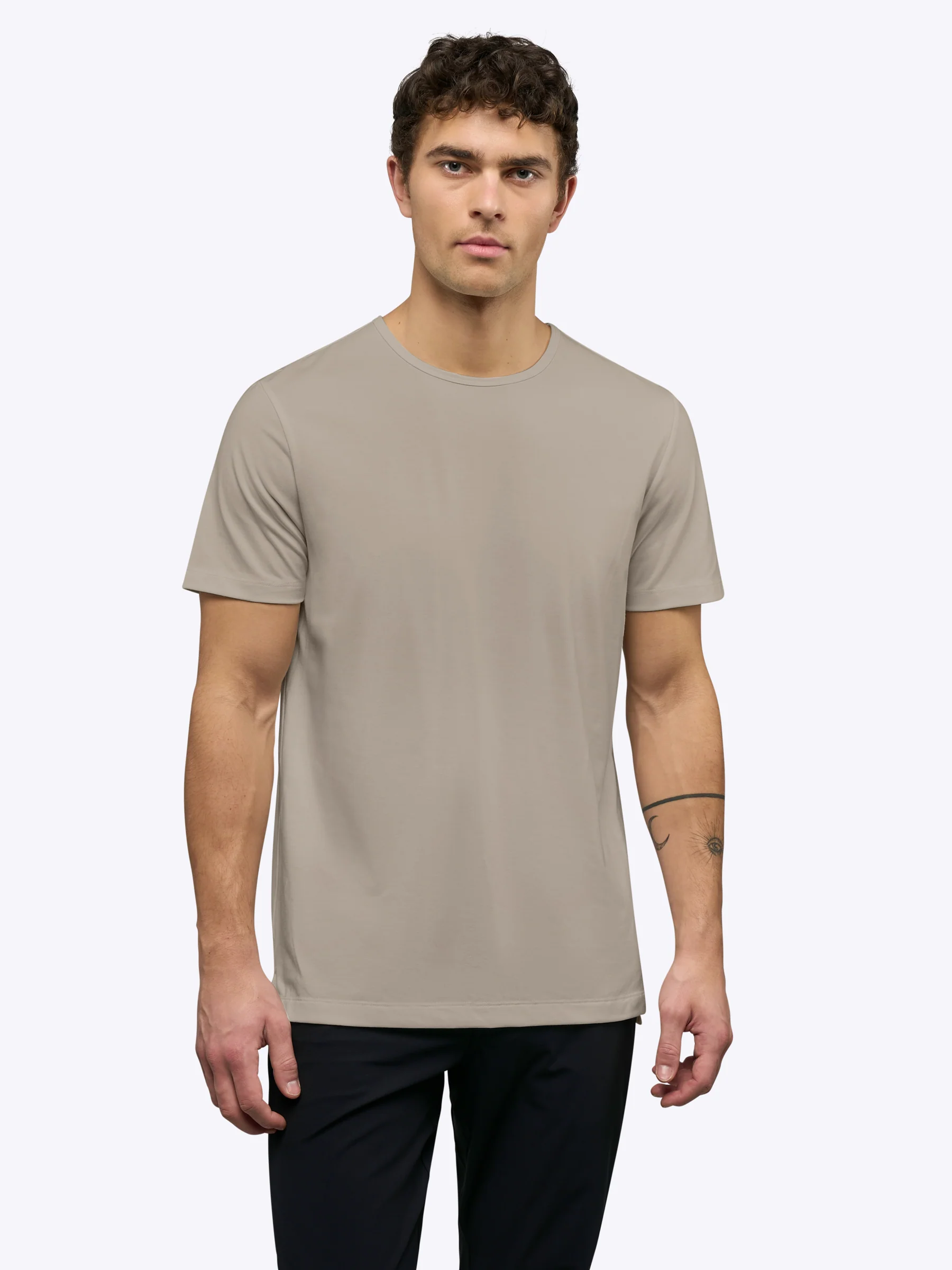 AO Split-Hem Tee | Pure Cashmere Signature-Fit PYCA Pro® - Image 2