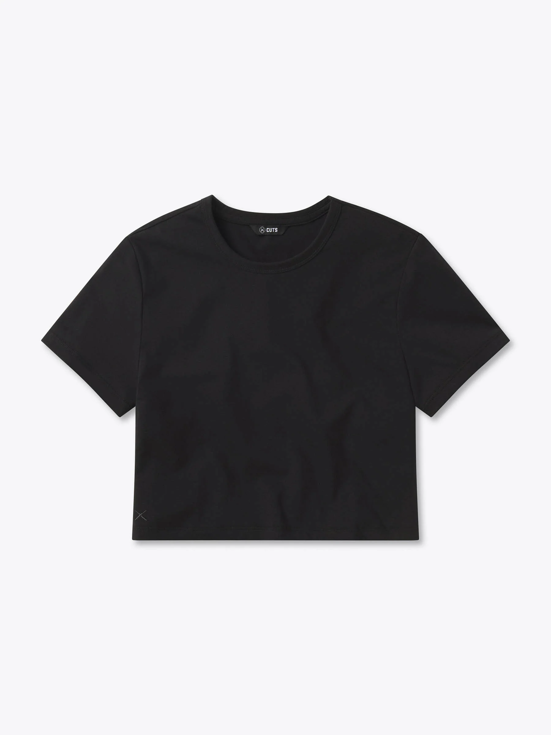 Almost Friday Tee Cropped | Black Classic-fit PYCA Pro® - Image 6