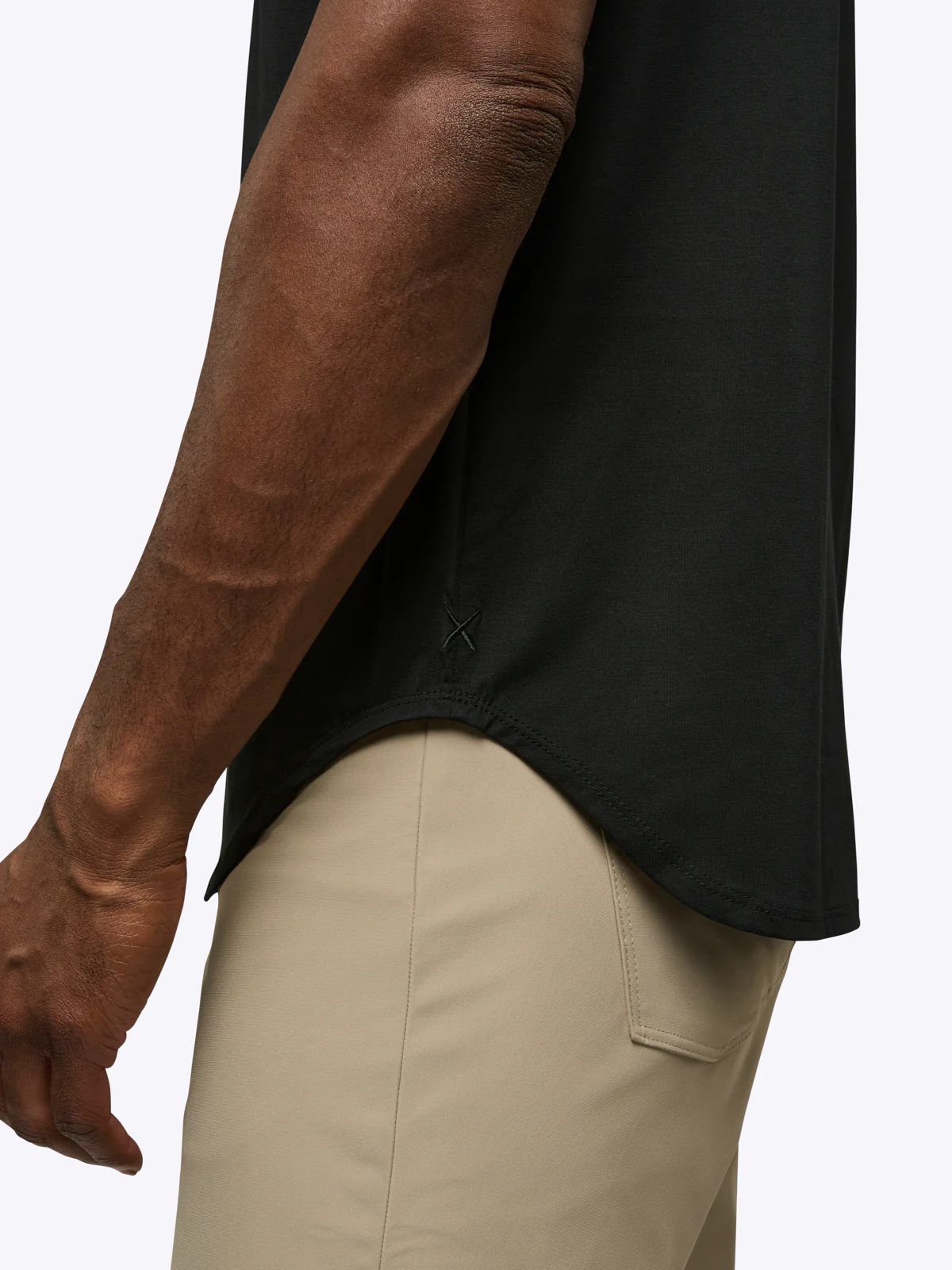 AO Elongated Tee | Black Signature-fit PYCA Pro® - Image 5