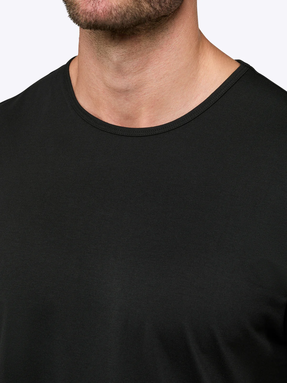 AO Split-Hem Tee | Black Signature-fit PYCA Pro® - Image 6