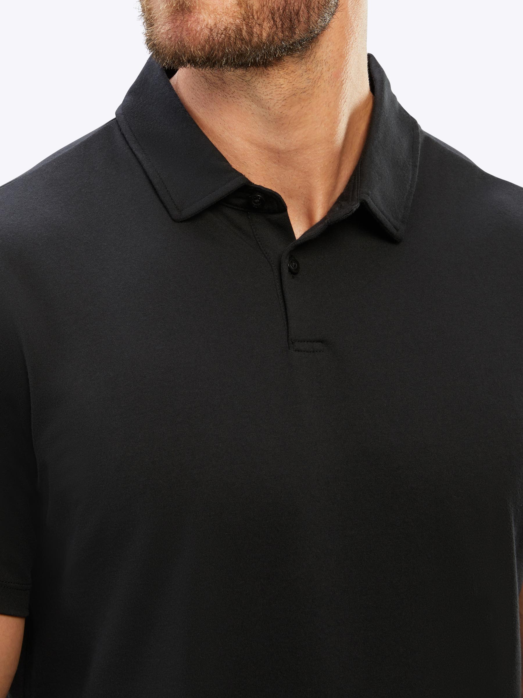 COZ Pima Polo | Black Signature-Fit - Image 5