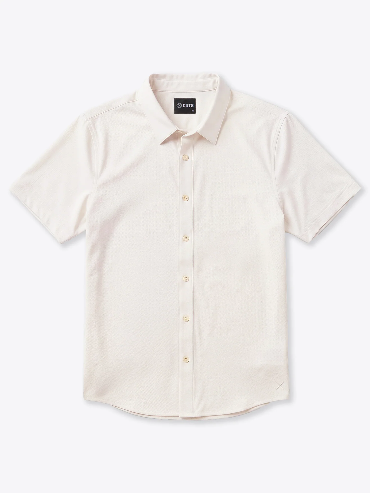 Crossover Button Up | Bone Signature Fit