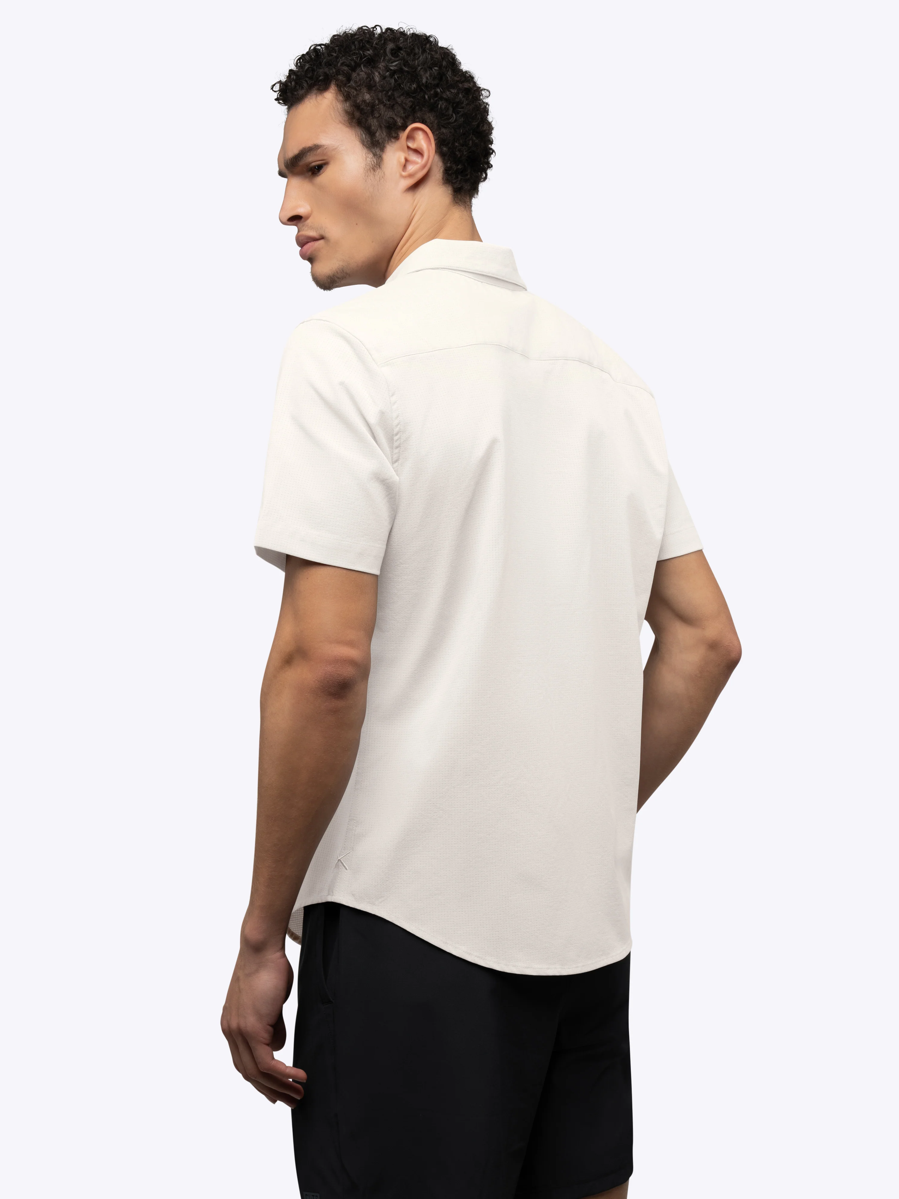 Crossover Button Up | Bone Signature Fit - Image 4