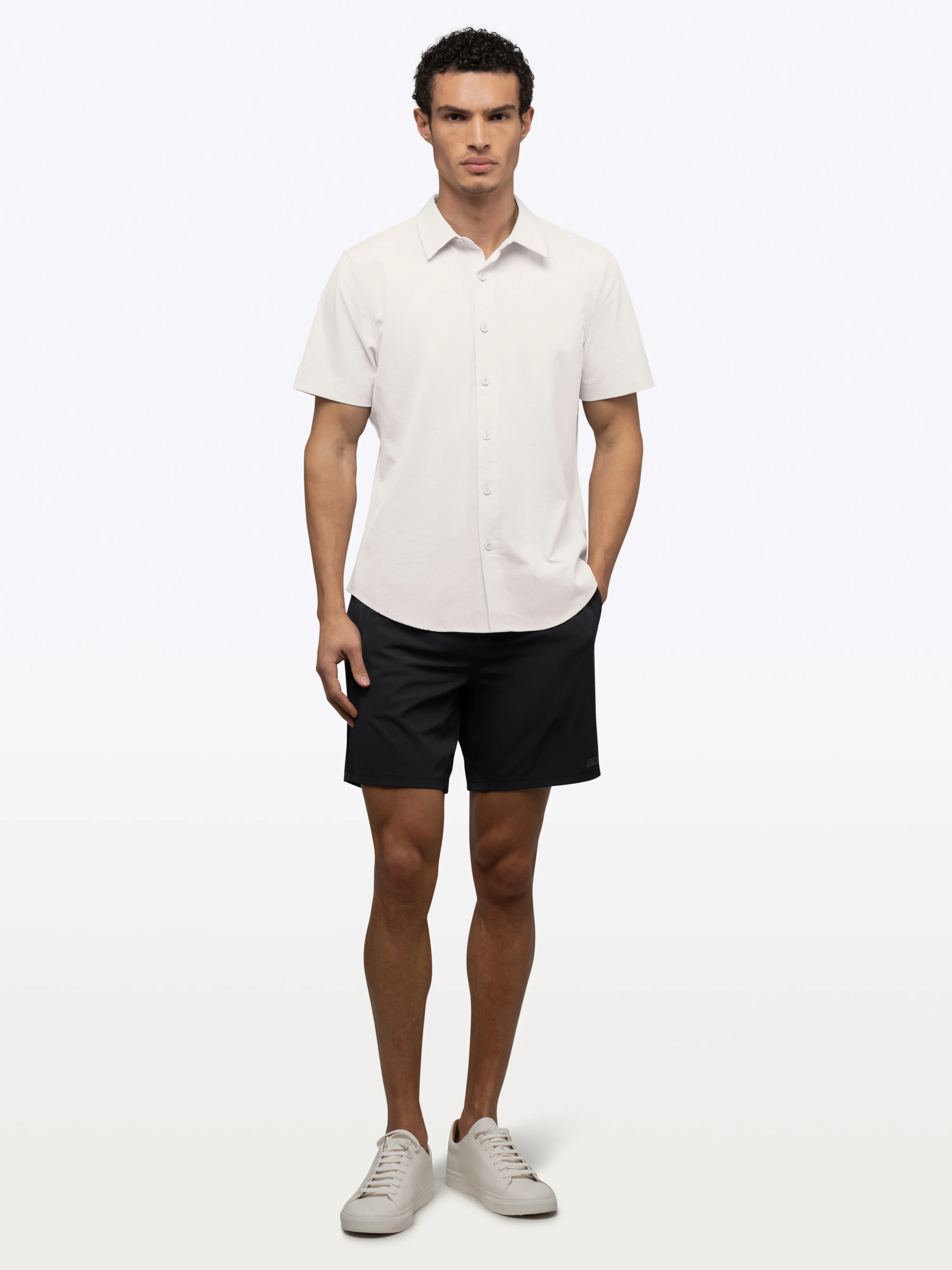 Crossover Button Up | Bone Signature Fit - Image 5