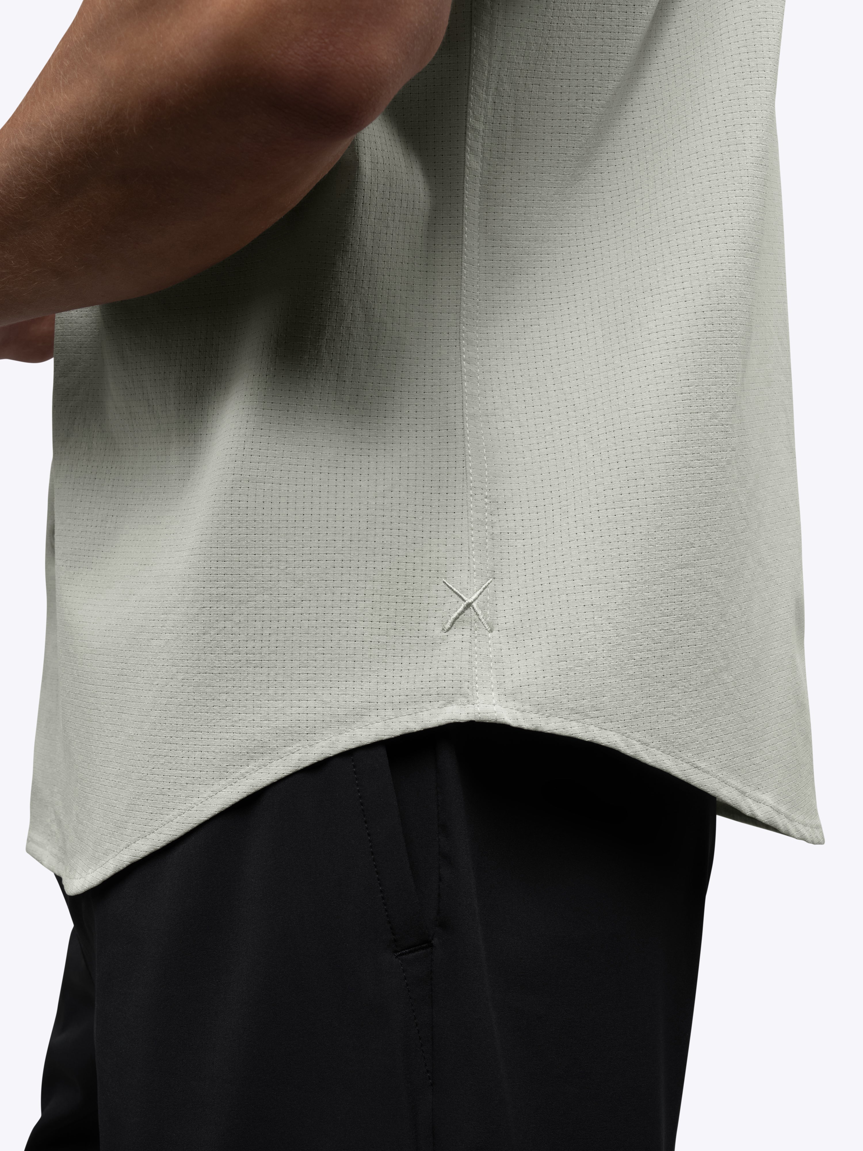 Crossover Button Up | Morning Dove Signature Fit - Image 6