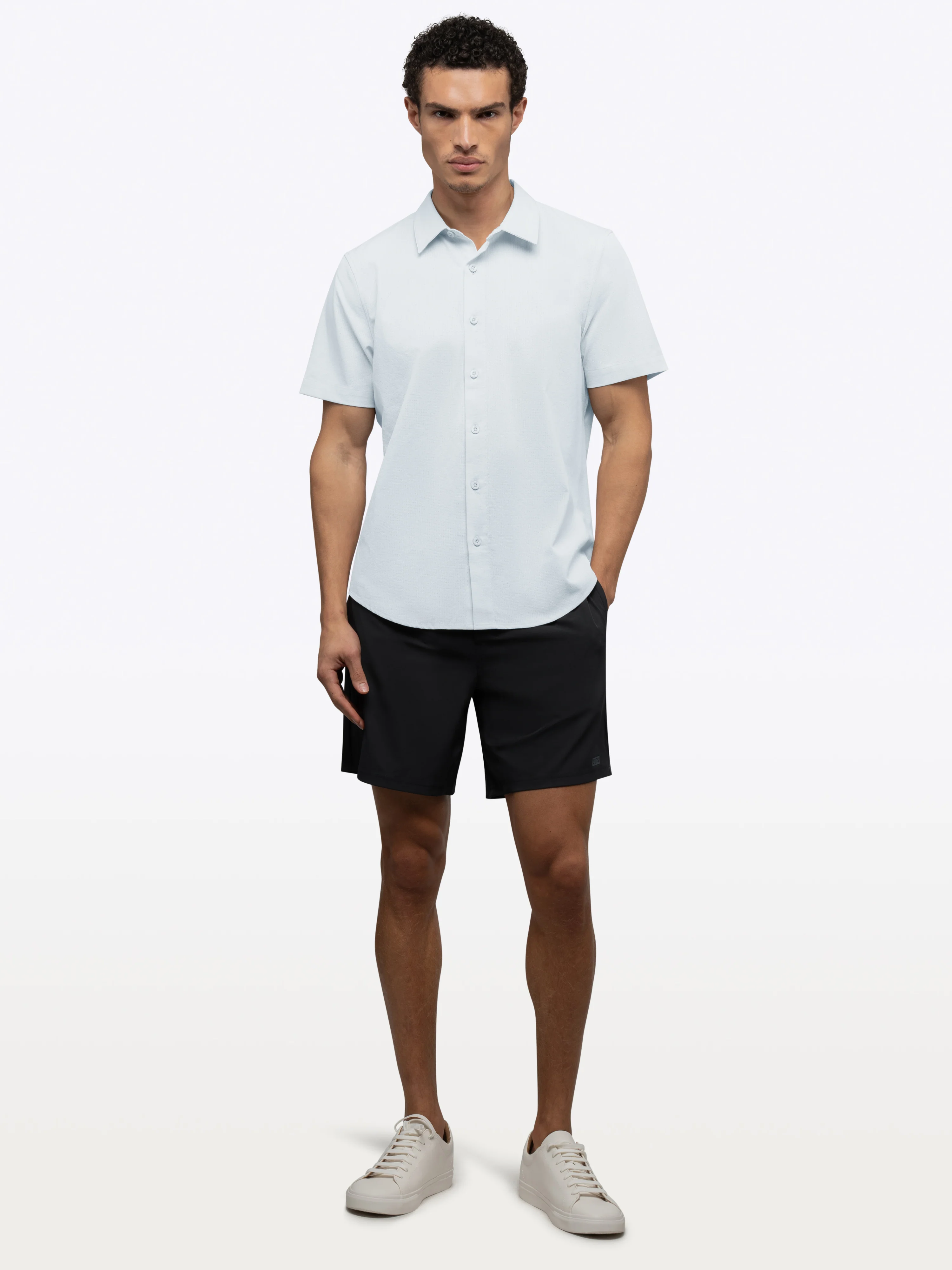 Crossover Button Up | White Signature Fit - Image 4