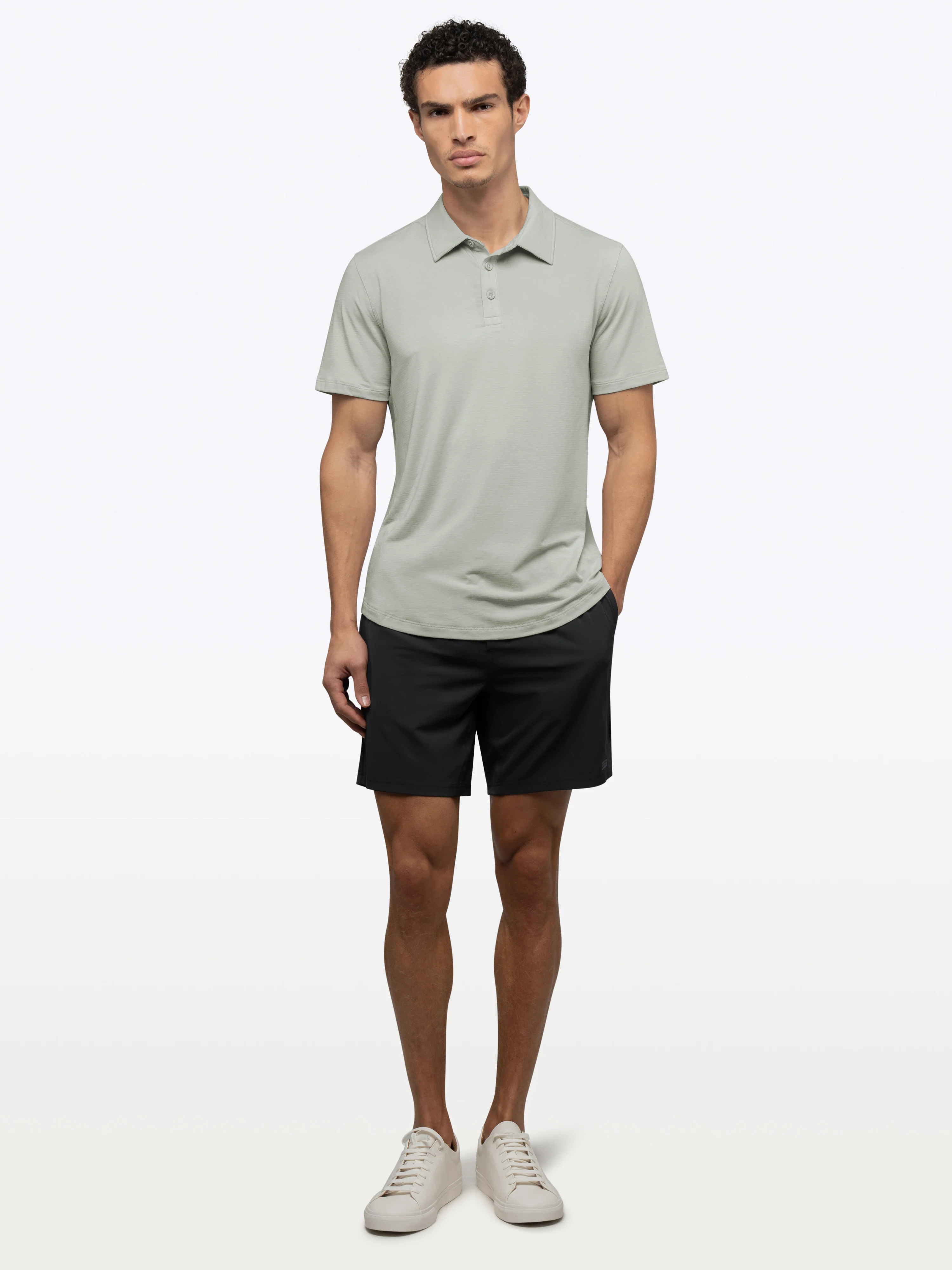 Crossover Polo | Morning Dove Signature Fit - Image 4