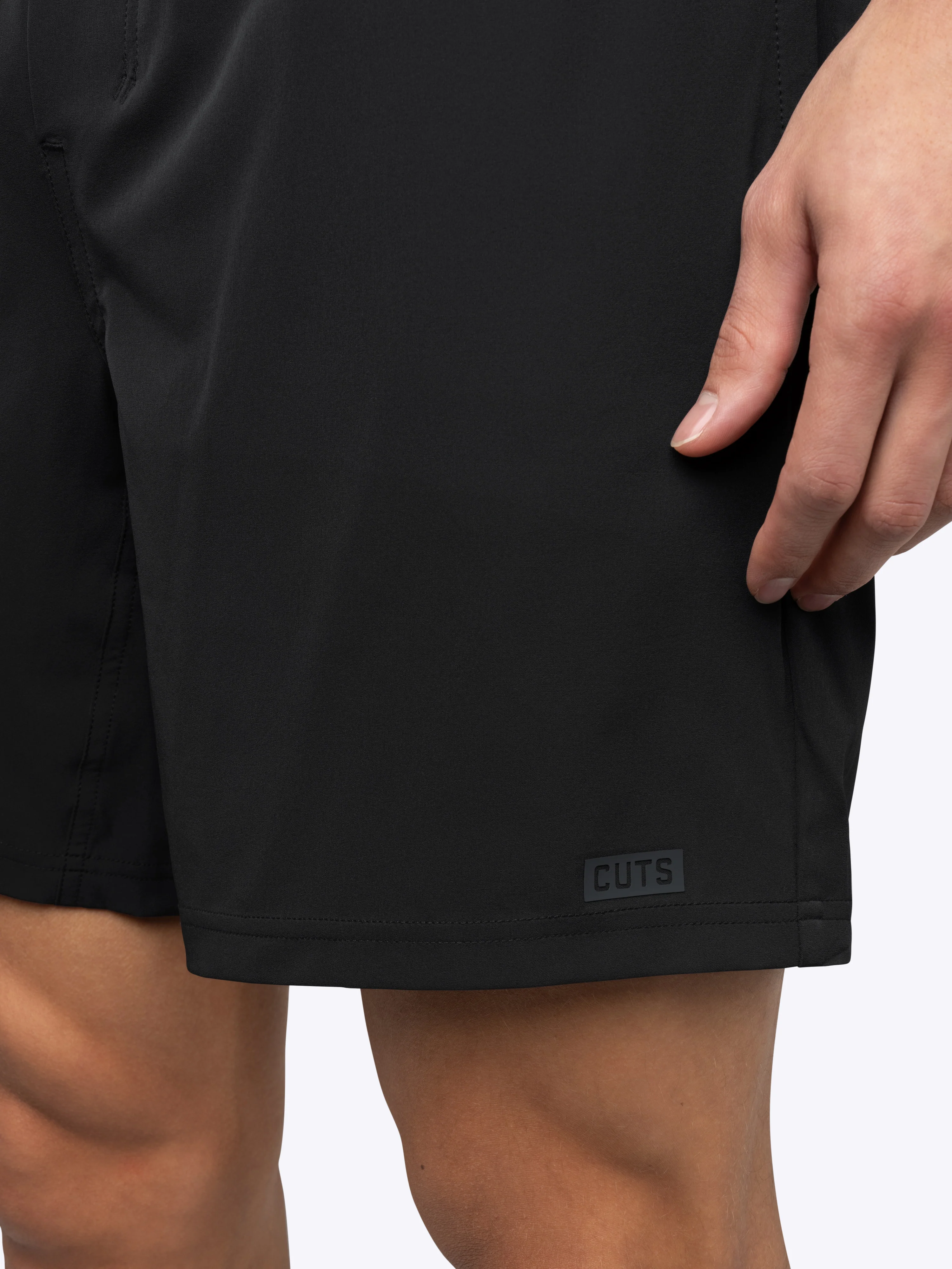 Crossover Short Unlined 7" | Black Classic-Fit - Image 6