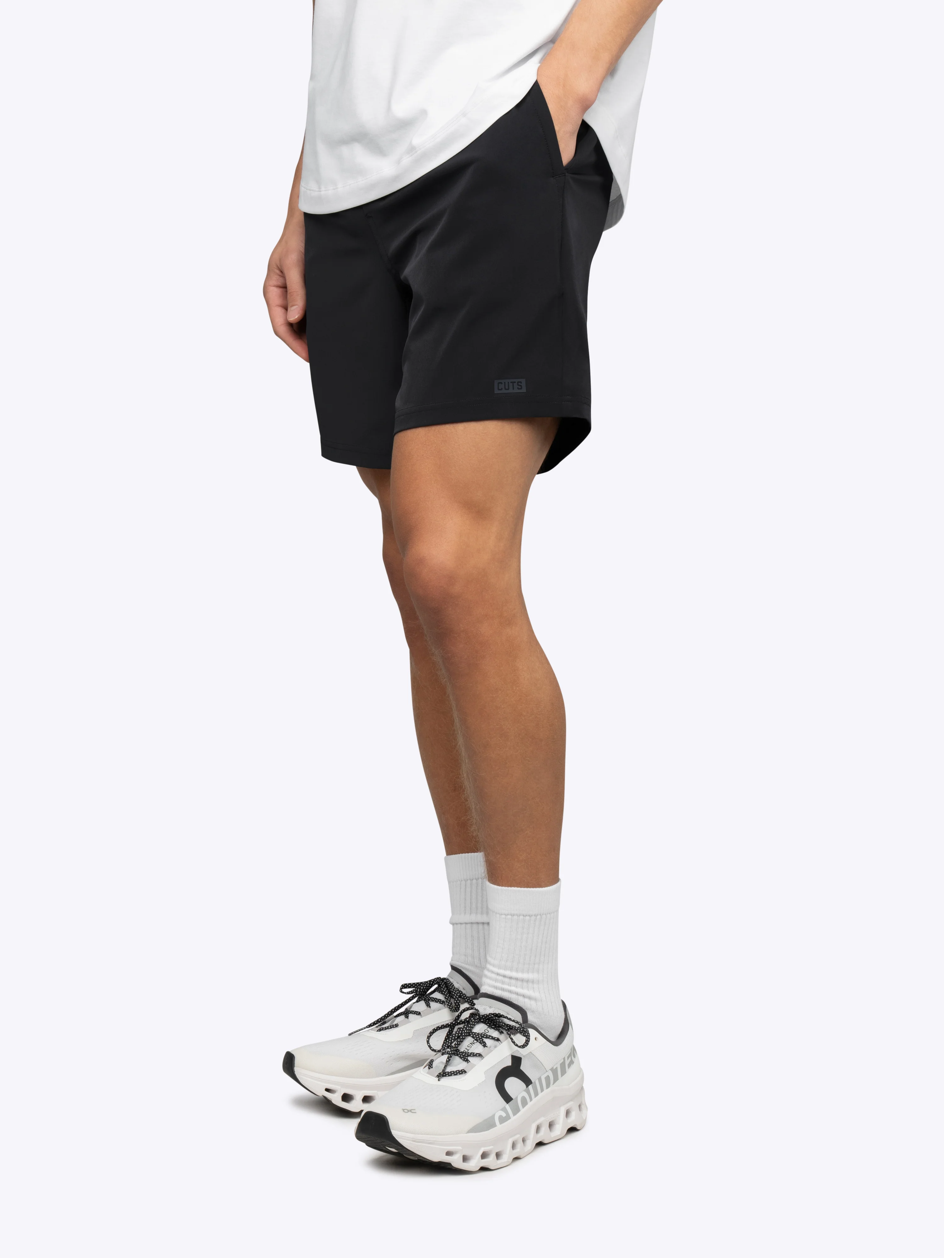 Crossover Short Unlined 7" | Black Classic-Fit - Image 7