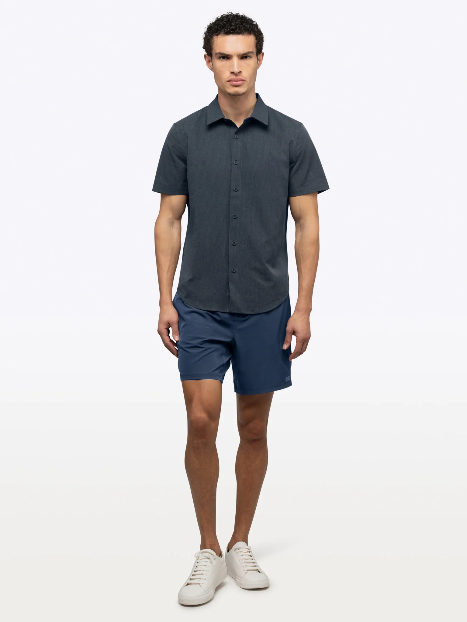 Crossover Short Unlined 7" | Iron Navy Classic-Fit - Image 4