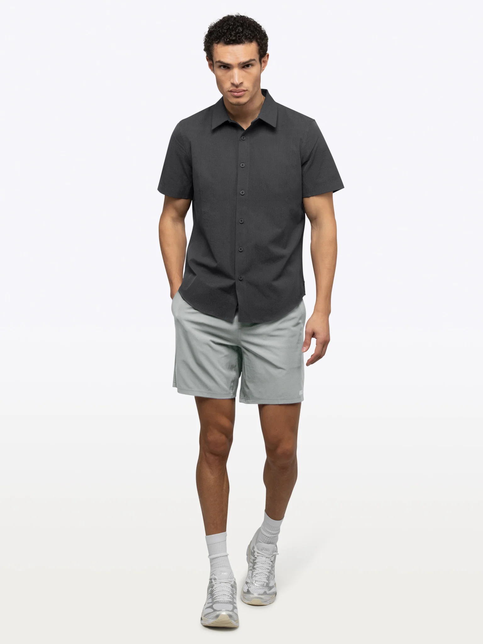 Crossover Short Lined 7" | Charcoal Classic-Fit - Image 4