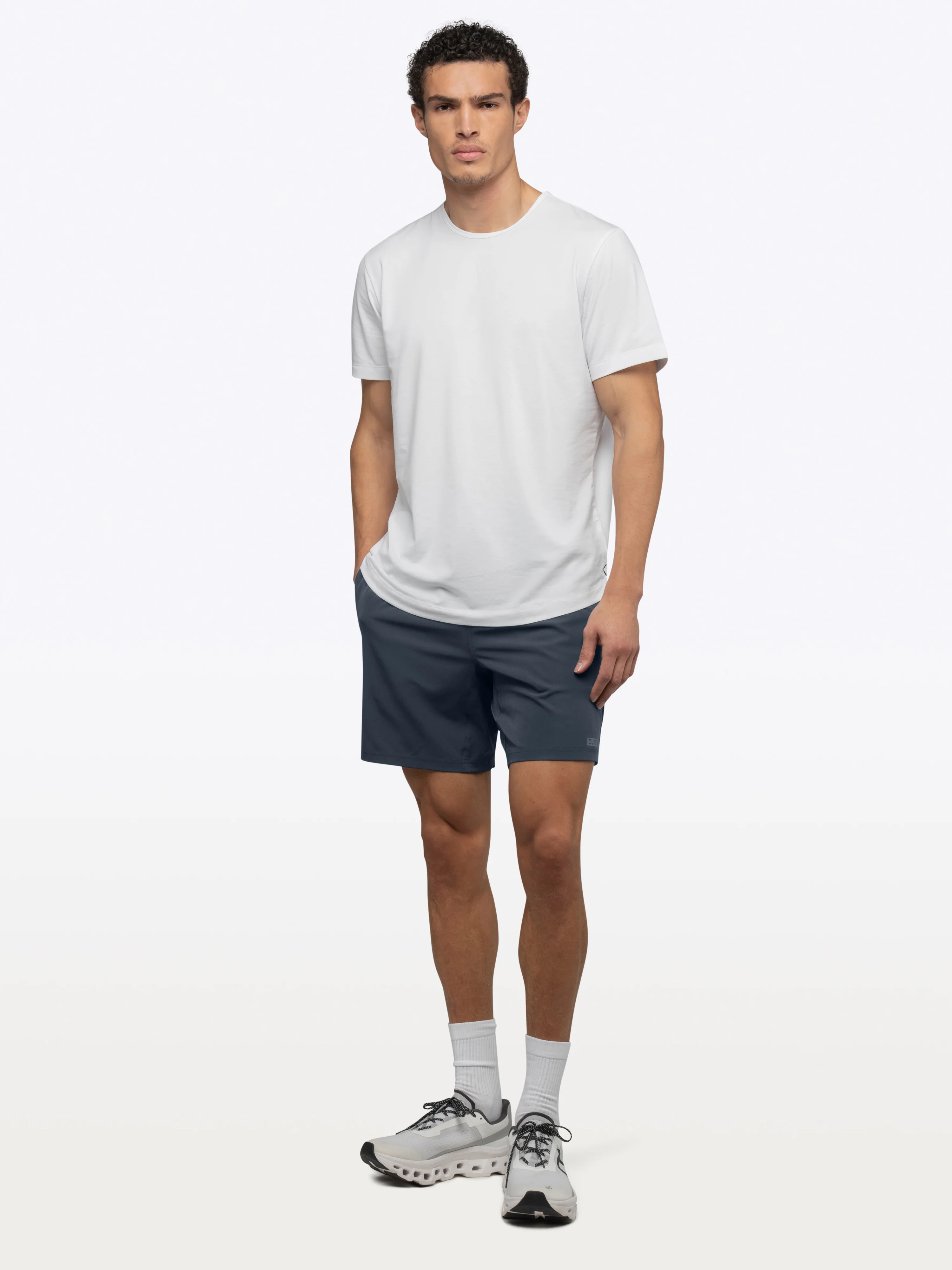 Crossover Short Lined 7" | Iron Navy Classic-fit - Image 3