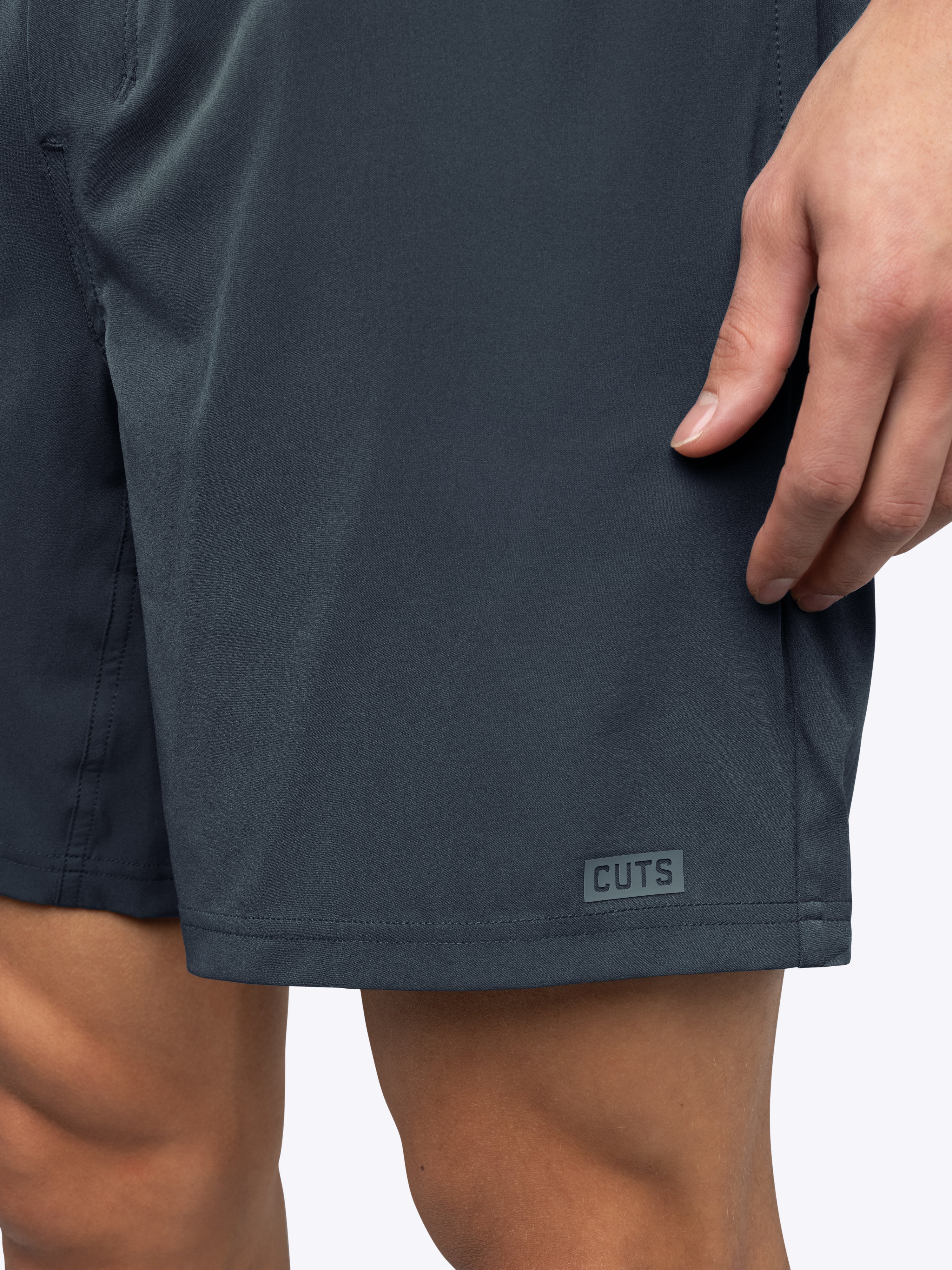 Crossover Short Lined 7" | Iron Navy Classic-fit - Image 4
