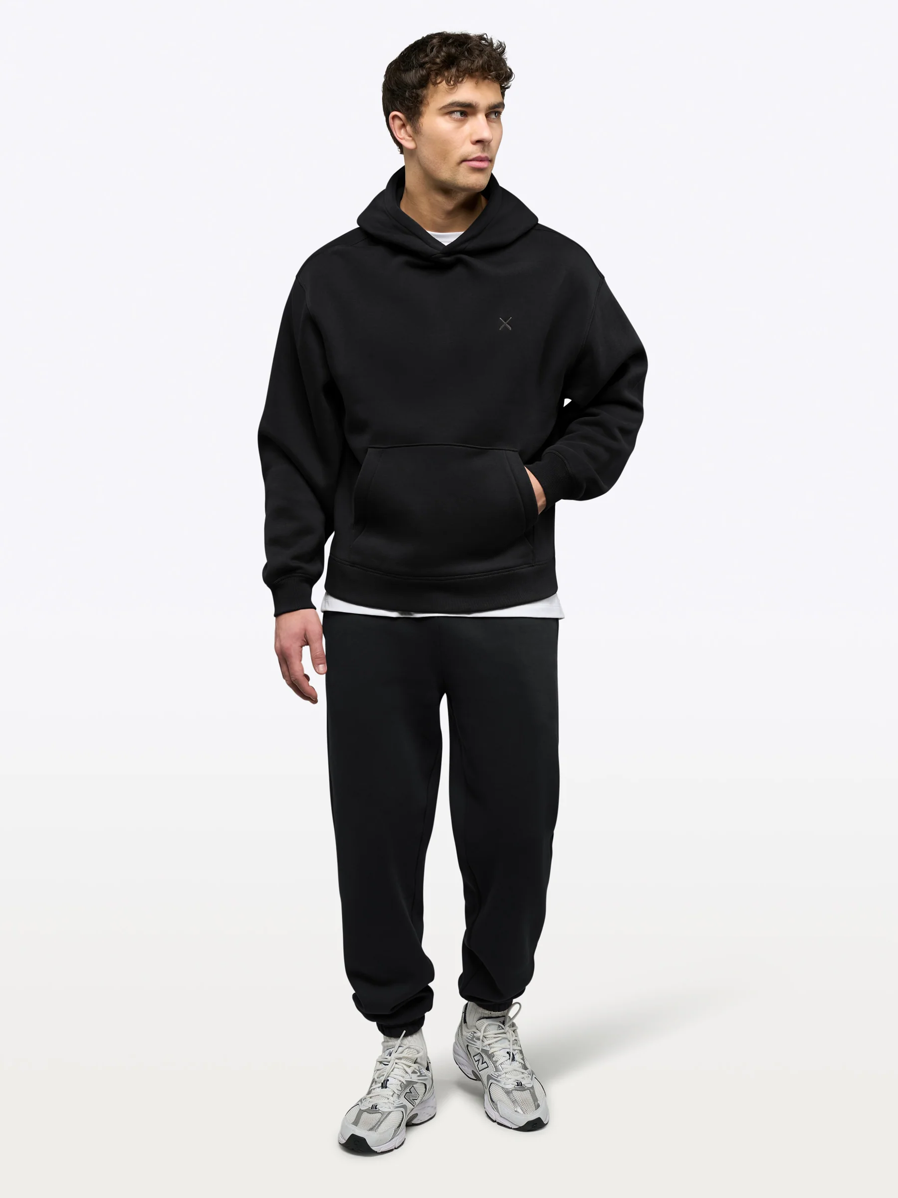 Divine Fleece Hoodie | Black Classic-fit - Image 5