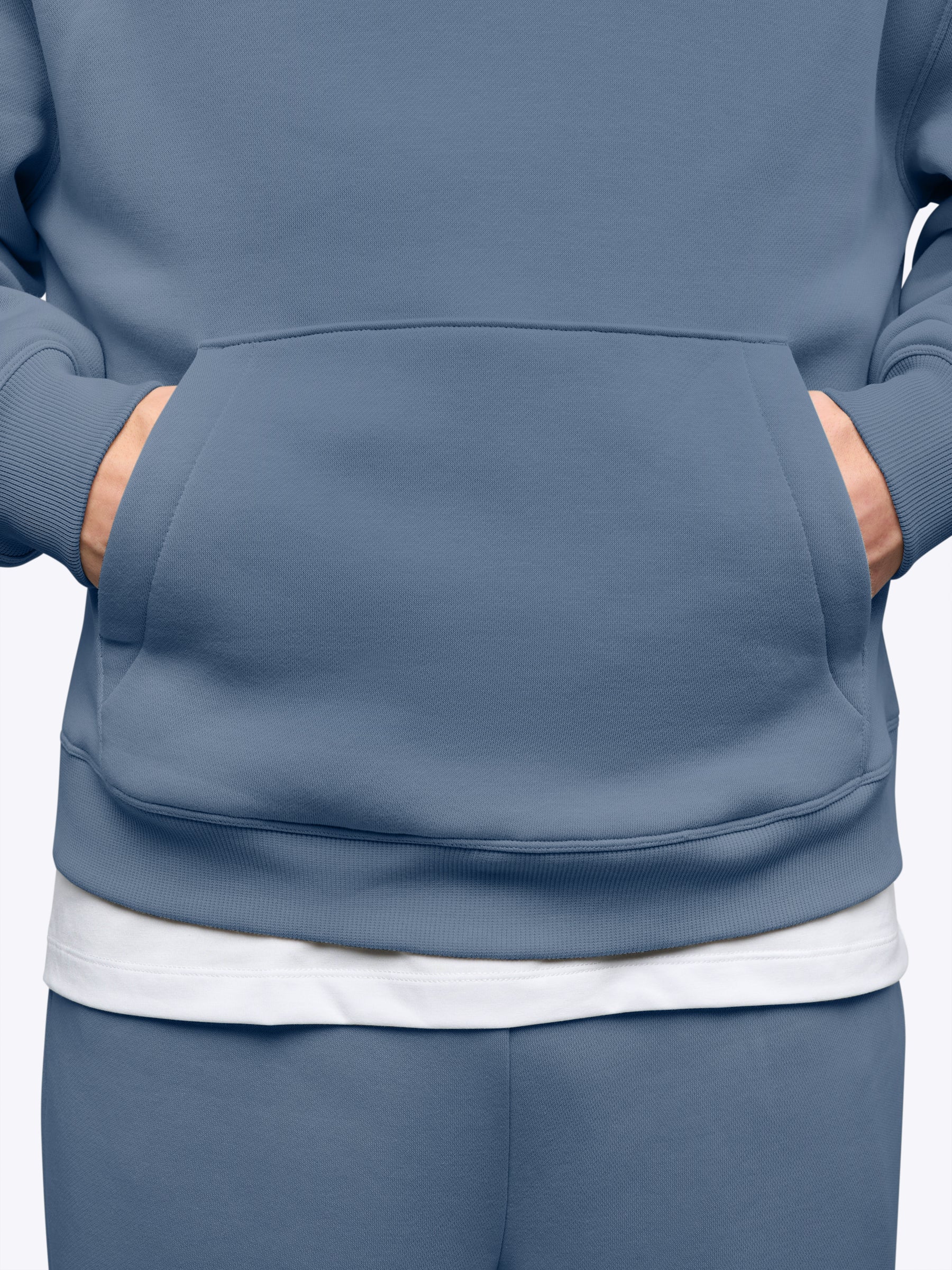 Divine Fleece Hoodie | Cadet Blue Classic-fit - Image 5