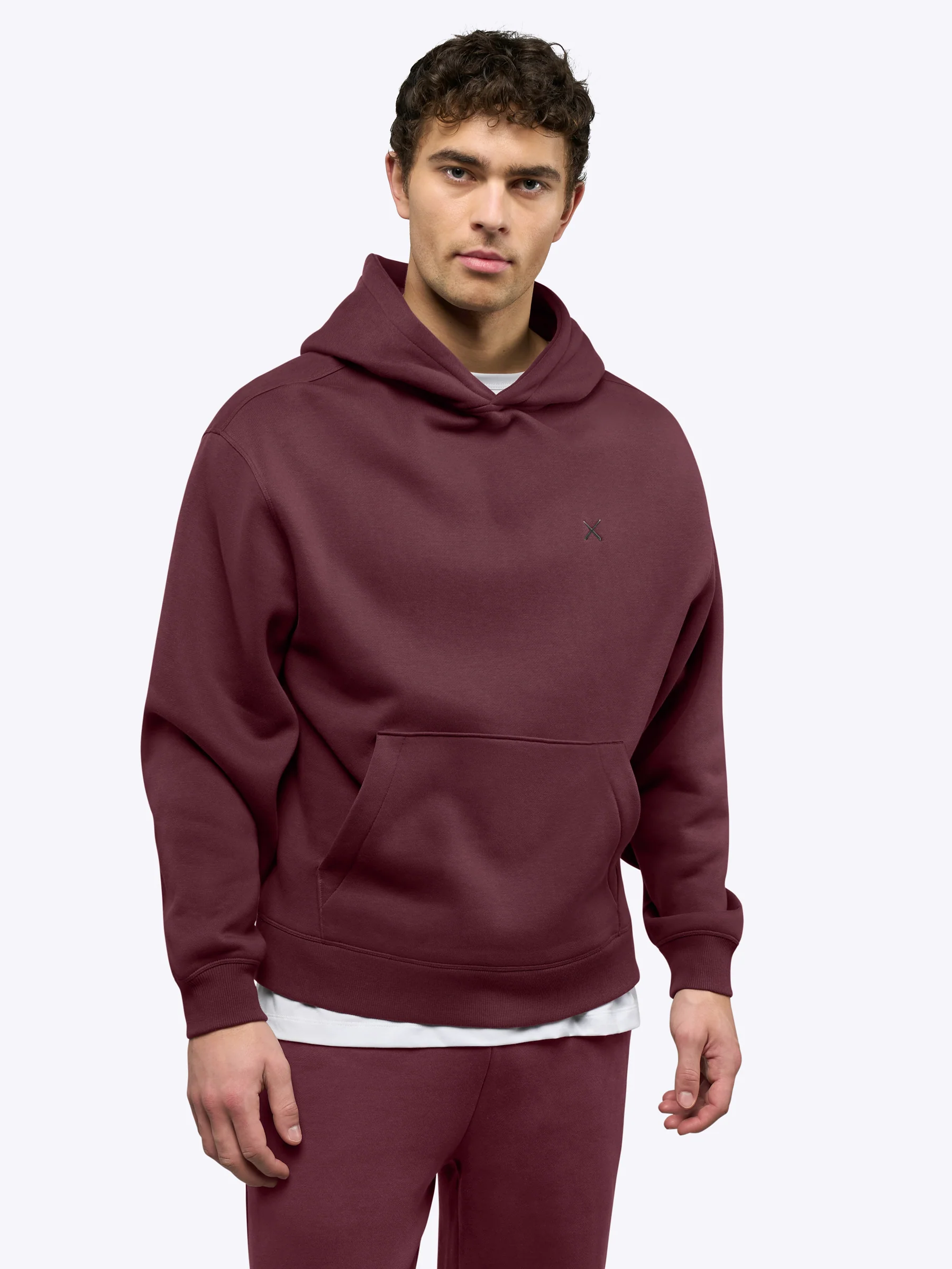 Divine Fleece Hoodie | Currant Classic-fit - Image 2