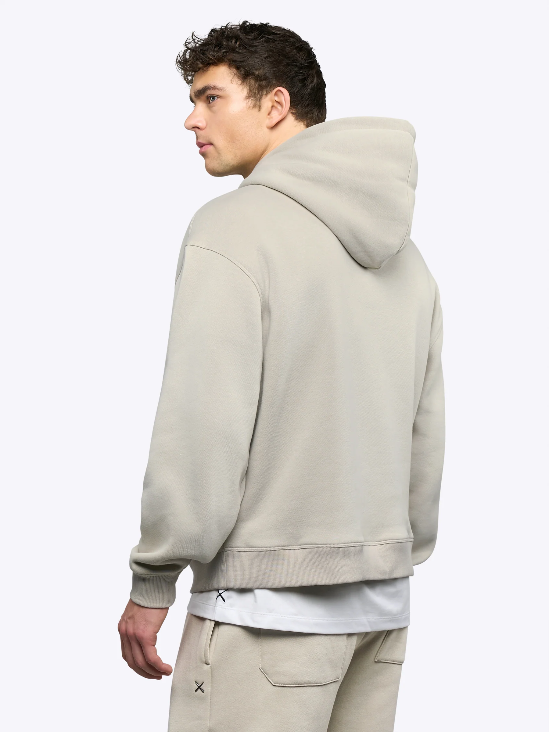Divine Fleece Hoodie | Parchment Classic-fit - Image 4