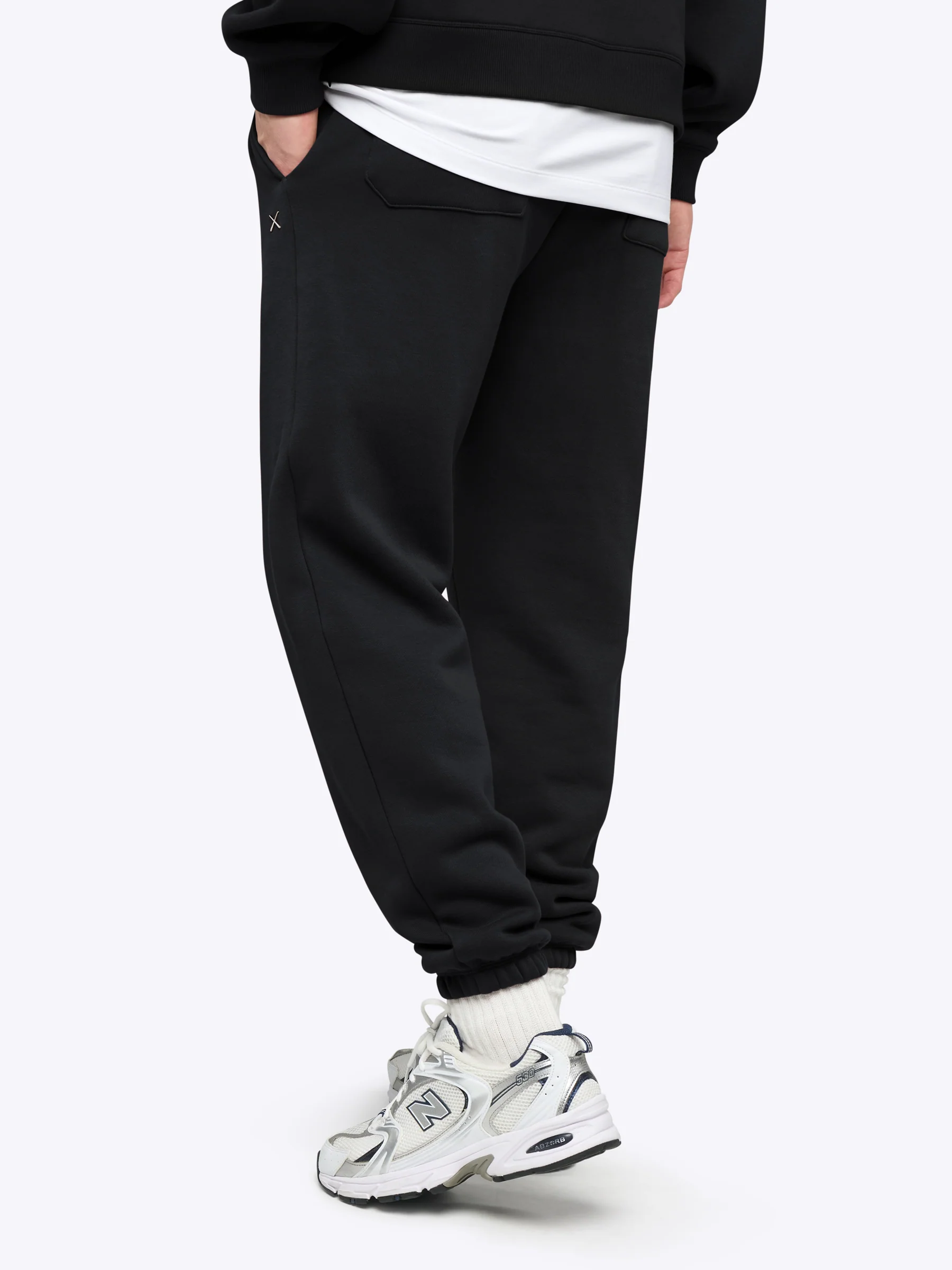 Divine Fleece Sweatpant | Black Classic-fit - Image 3