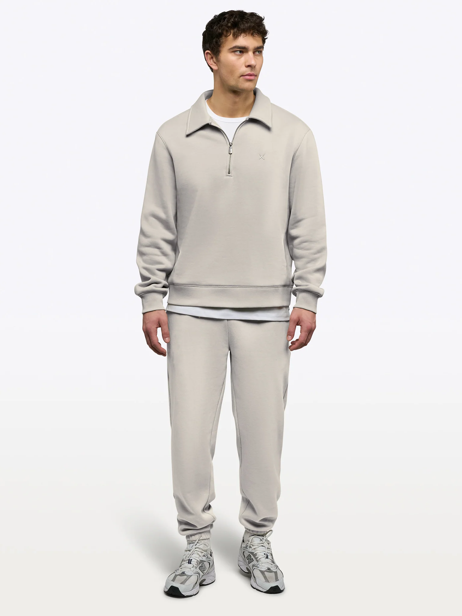 Divine Fleece Sweatpant | Parchment Classic-fit - Image 3