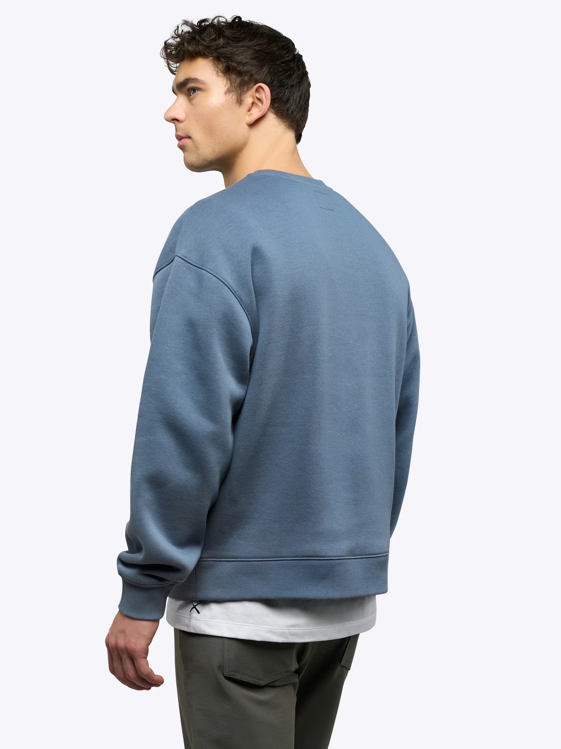 Divine Fleece Pullover | Cadet Blue Classic-fit - Image 3