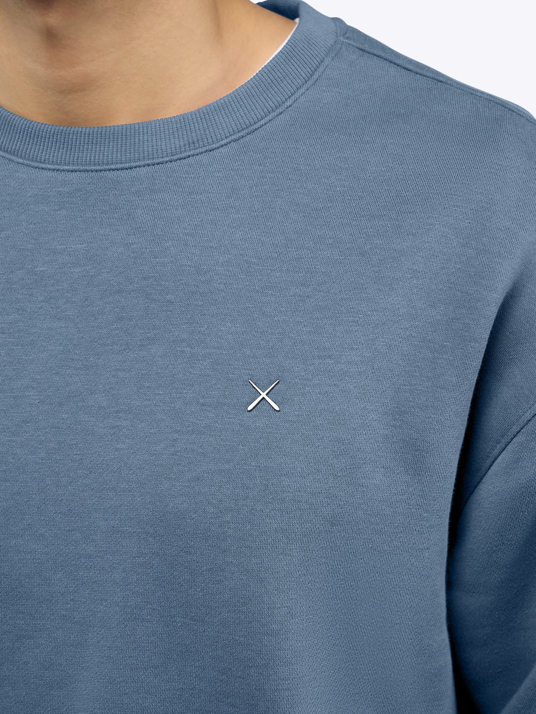 Divine Fleece Pullover | Cadet Blue Classic-fit - Image 5