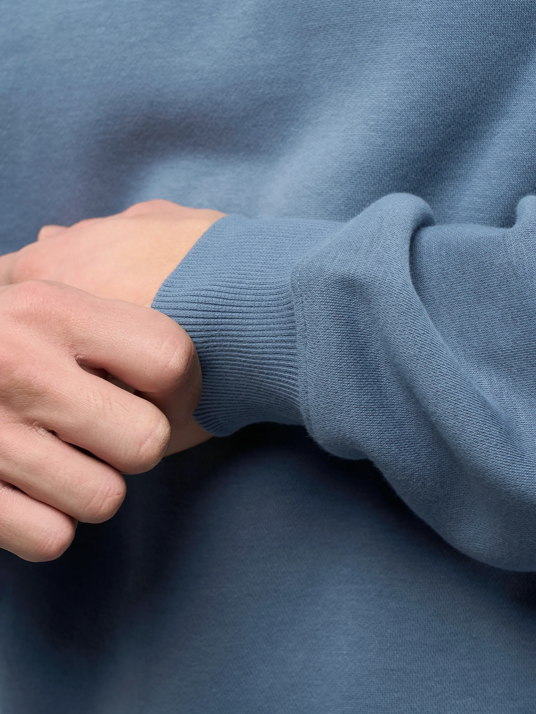 Divine Fleece Pullover | Cadet Blue Classic-fit - Image 6