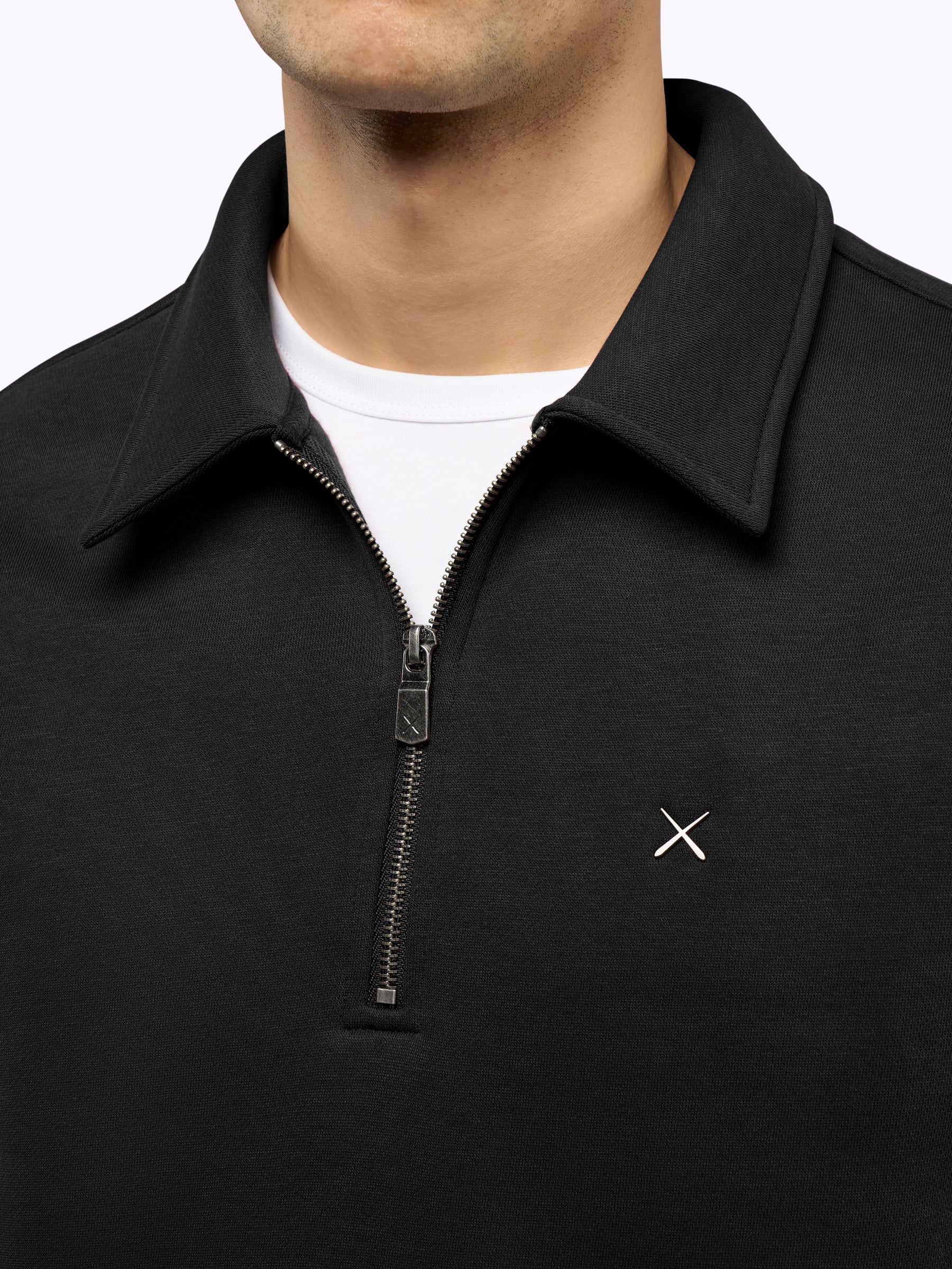 Divine Fleece Q-Zip | Black Classic-fit - Image 5