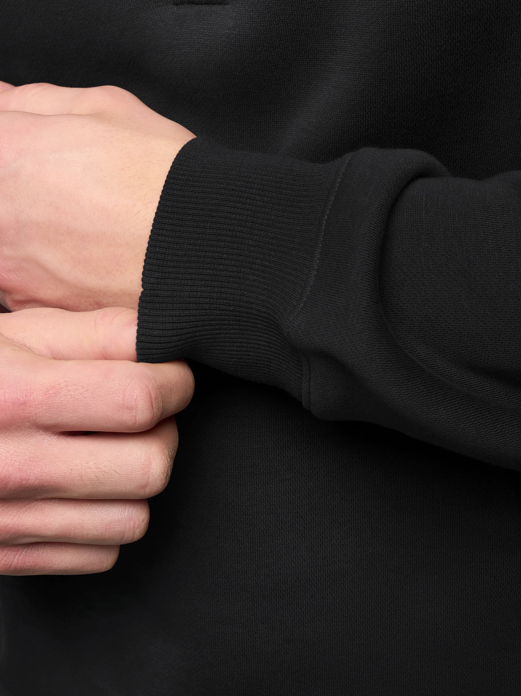 Divine Fleece Q-Zip | Black Classic-fit - Image 6