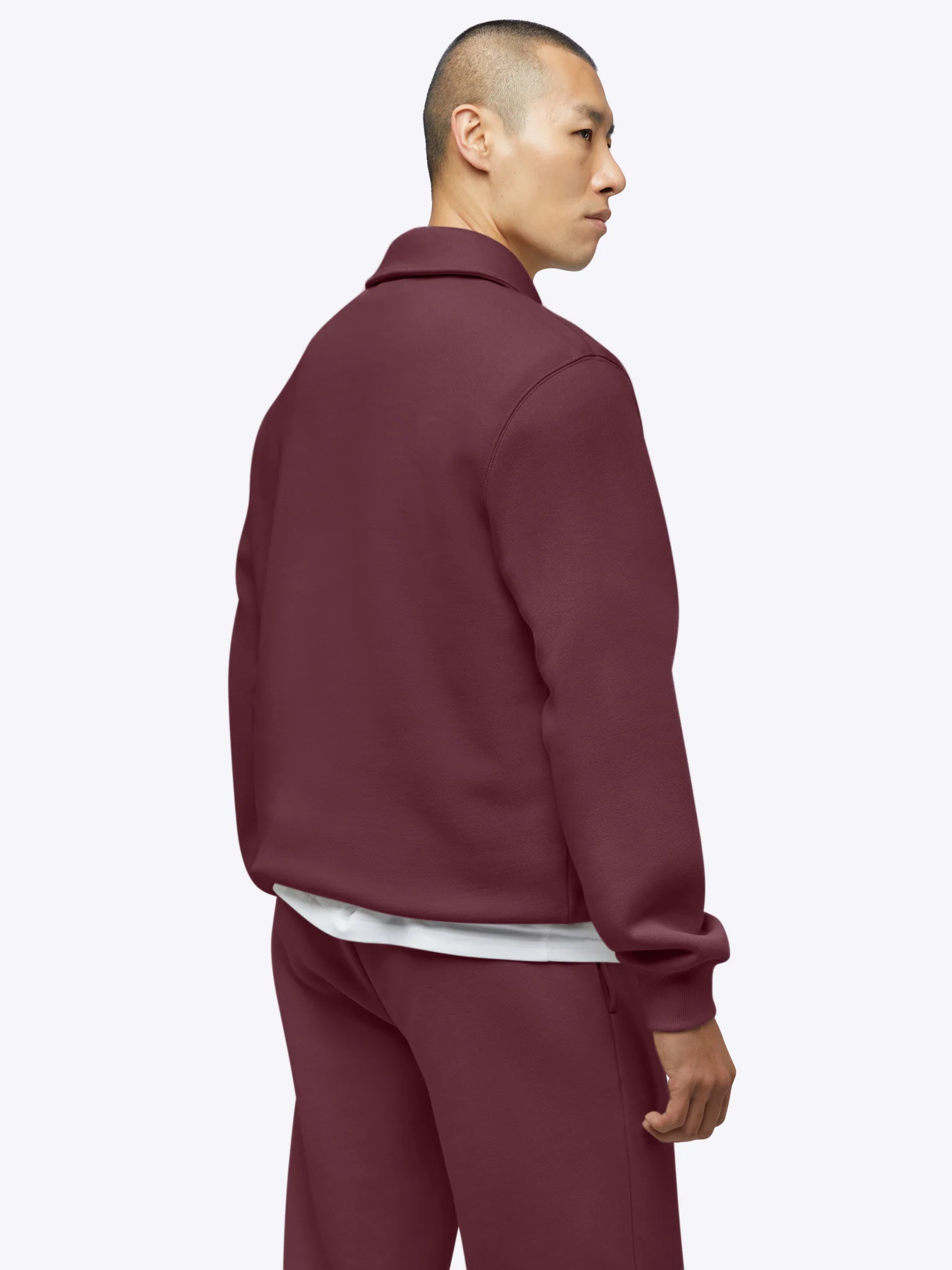 Divine Fleece Q-Zip | Currant Classic-fit - Image 3