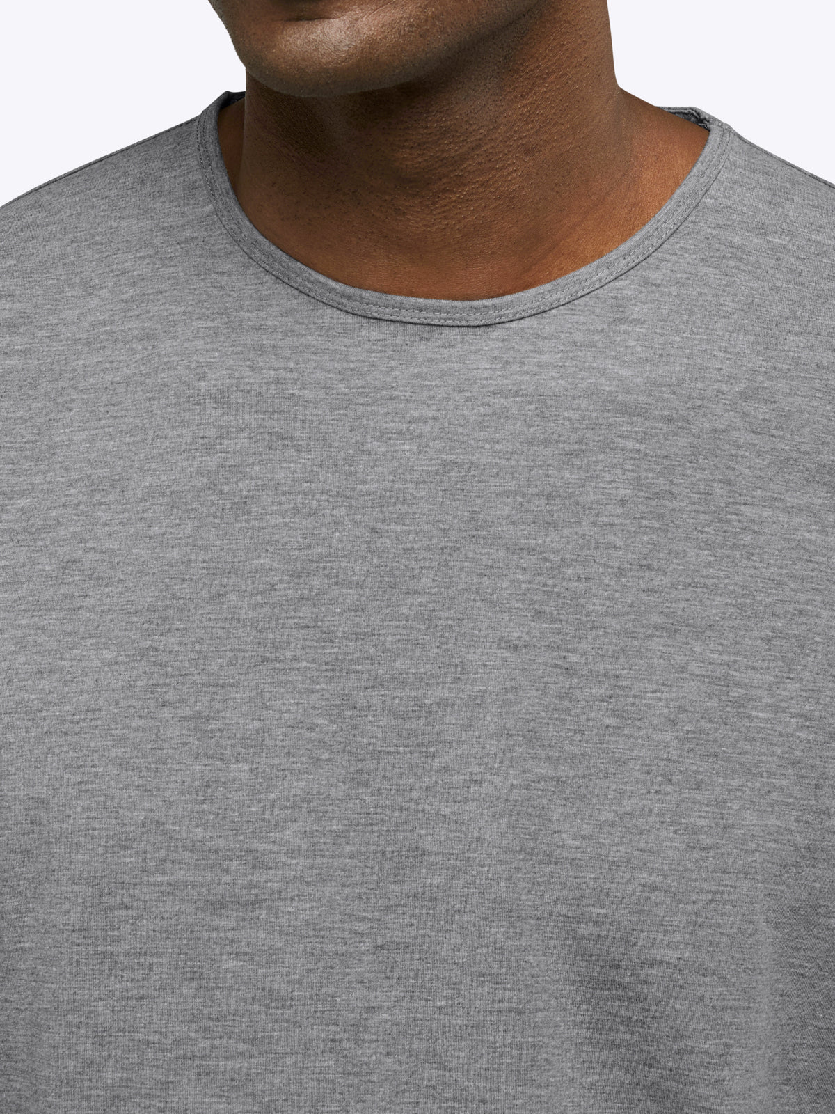 AO Elongated Tee | Heather Grey Signature-fit PYCA Pro® - Image 6