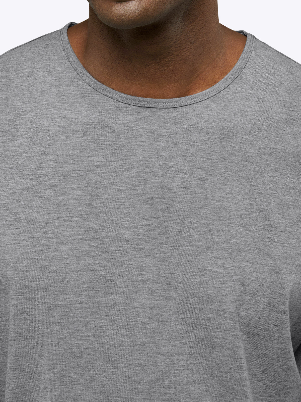 AO Split-Hem Tee | Heather Grey Signature-fit PYCA Pro® - Image 6