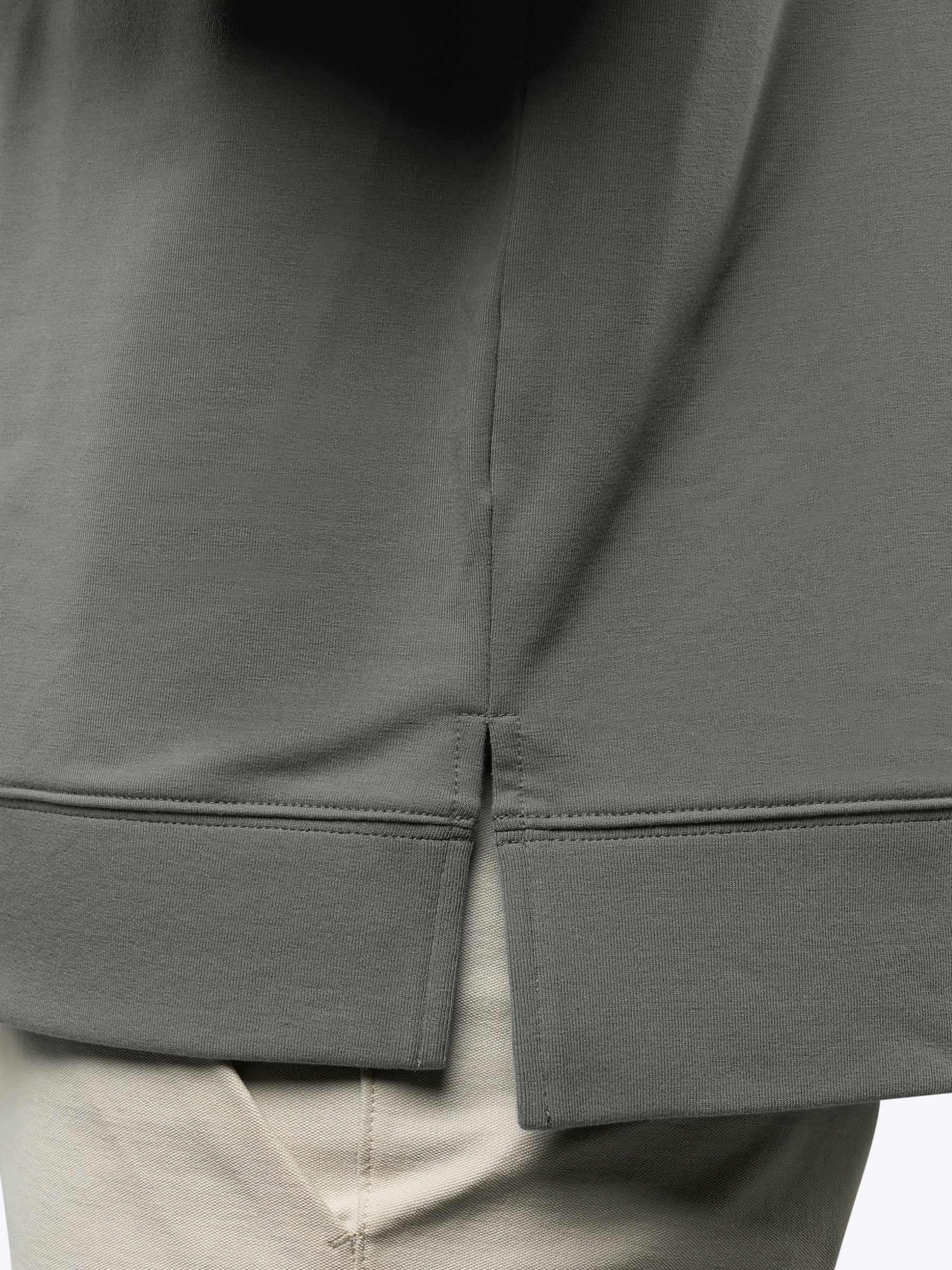 Hyperloop Pullover Split-Hem | Castor Grey Signature-Fit - Image 6
