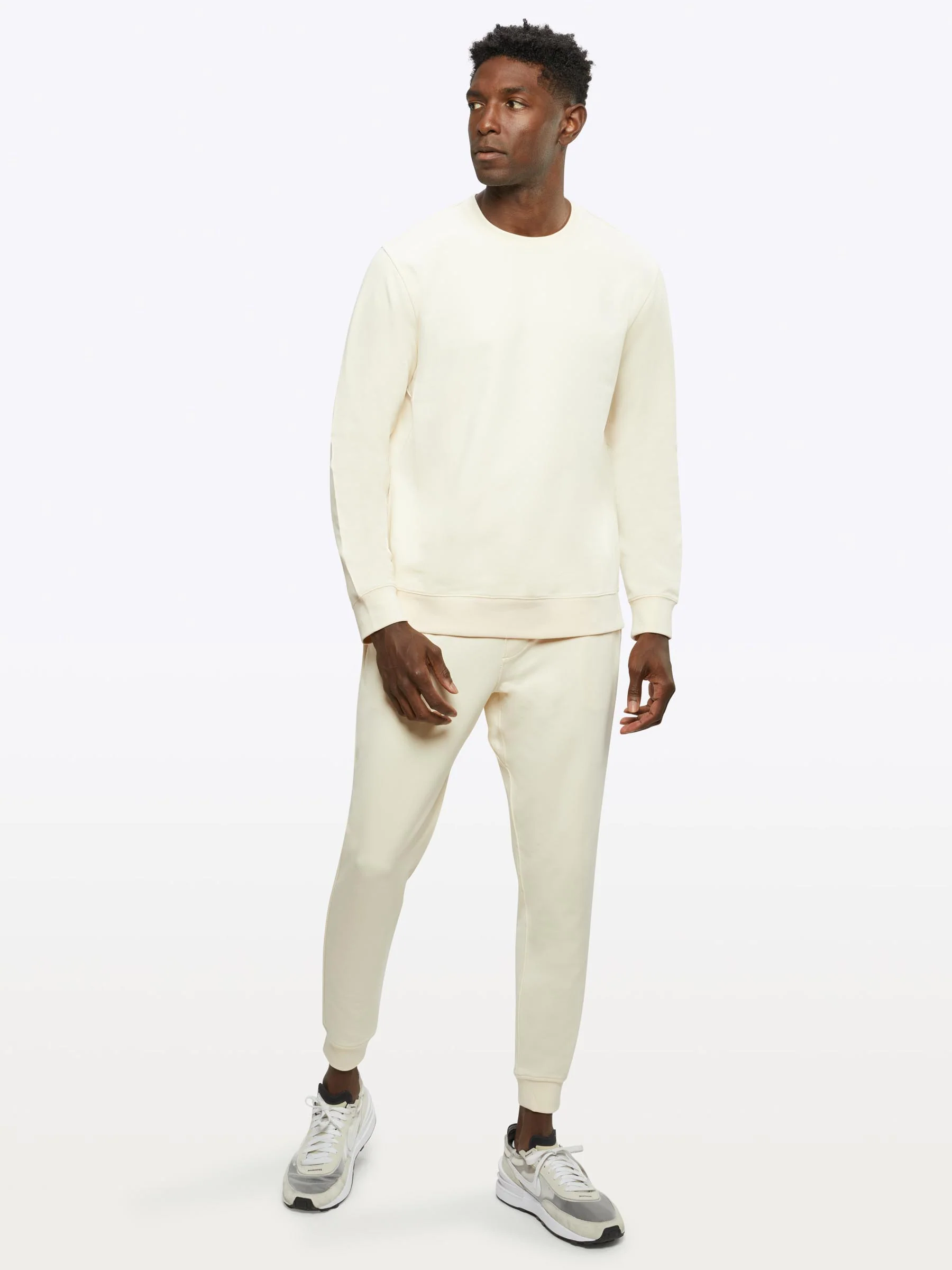 Hyperloop Pullover Split-Hem | Ivory Signature-fit - Image 7
